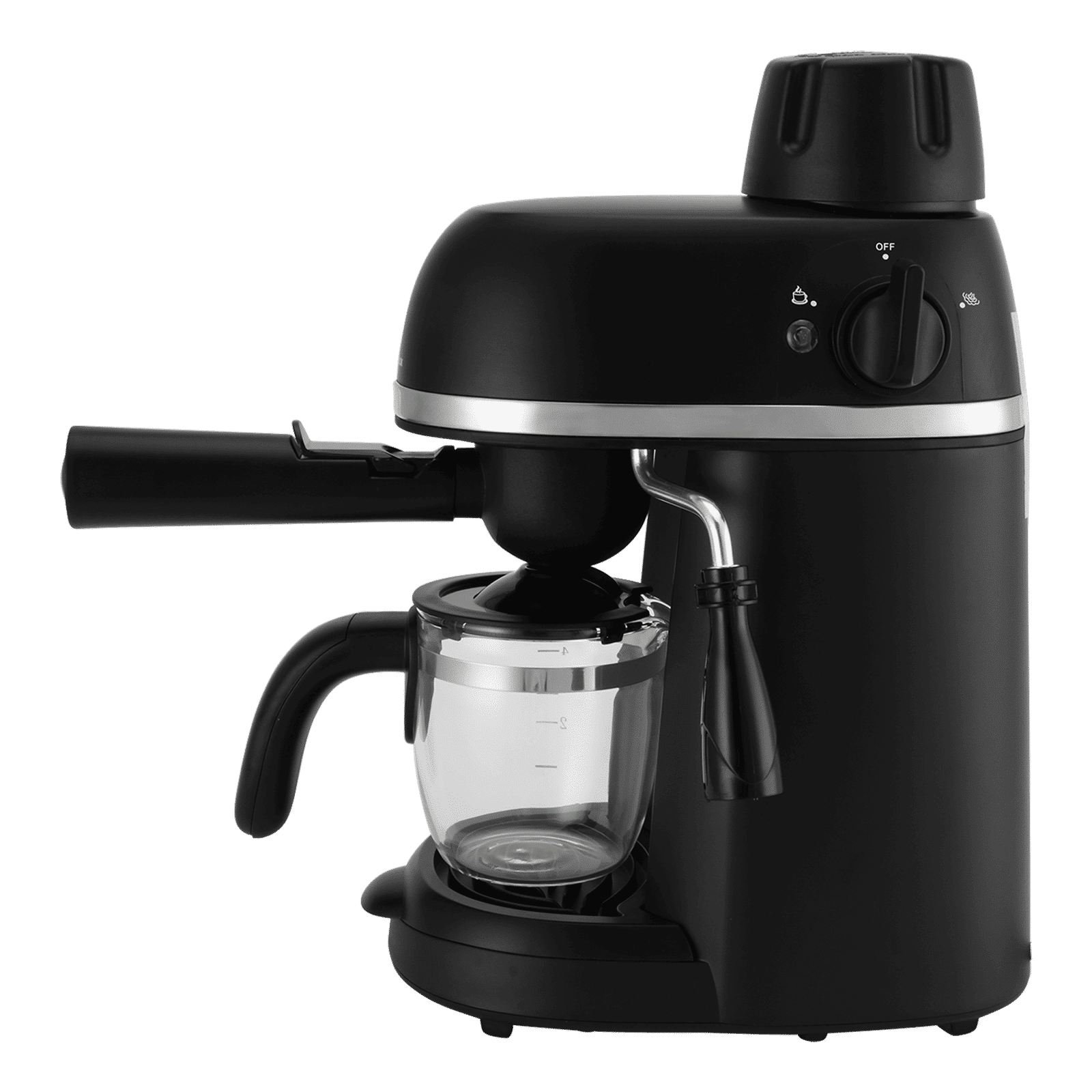 Russell Hobbs RCM800CE 800 Watt 4 Cups Fully Automatic Espresso & Cappuccino Coffee Maker with Integrated Frothing Function (Black)_4