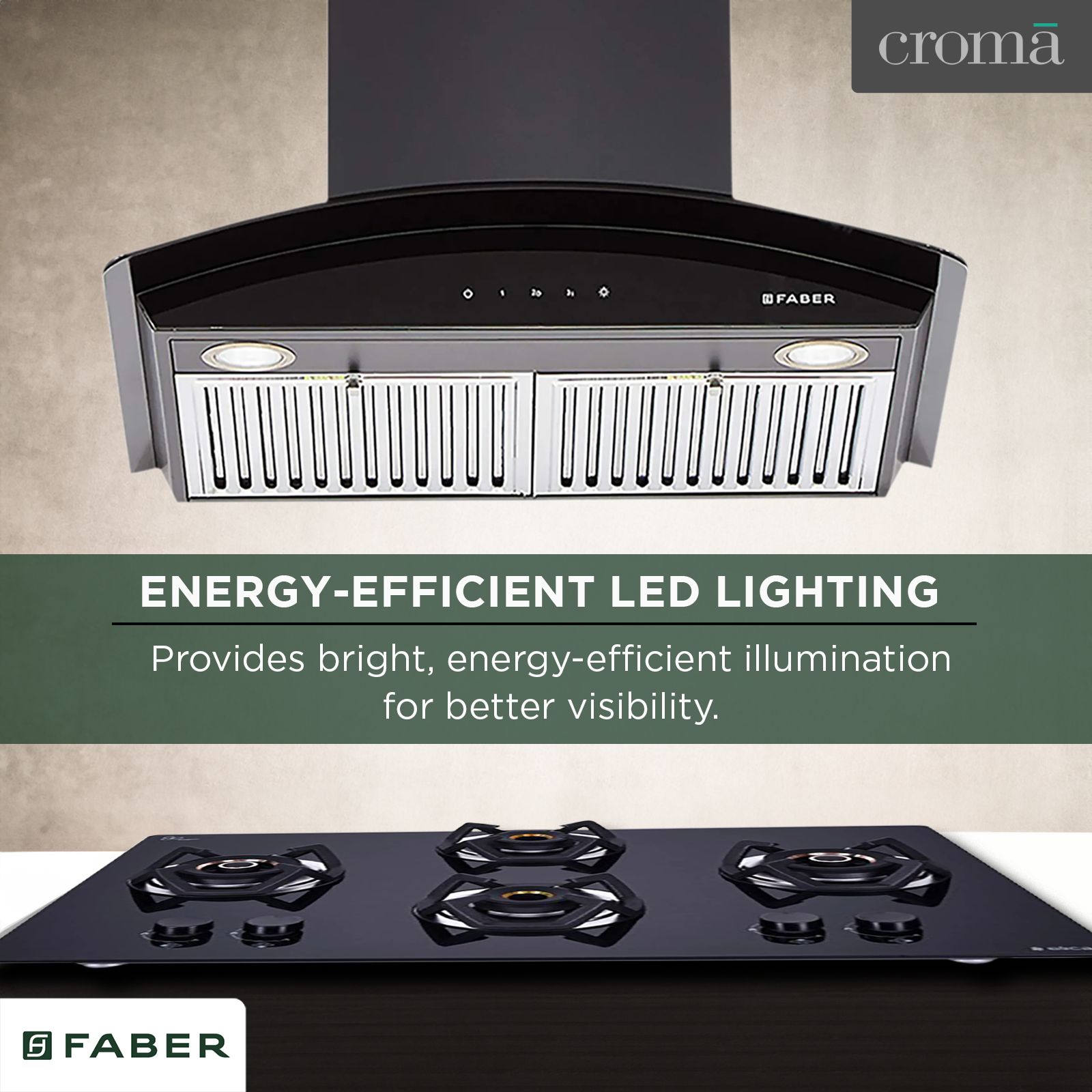 FABER FEEL PLUS 3D T2S2 BK TC LTW 60cm 1150m3/hr Ducted Wall Mounted Chimney with Touch Control Panel (Black)_12