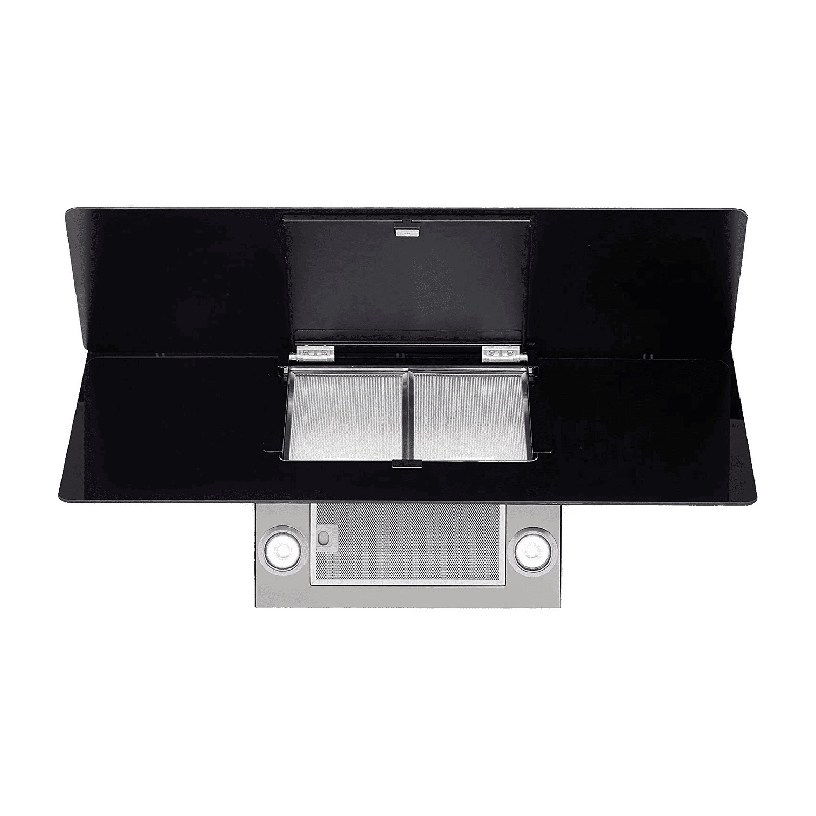 FABER COCKTAIL 3D T2S2 BK TC LTW 90cm 1095m3/hr Ducted Wall Mounted Chimney with Touch Control Panel (Black)_8