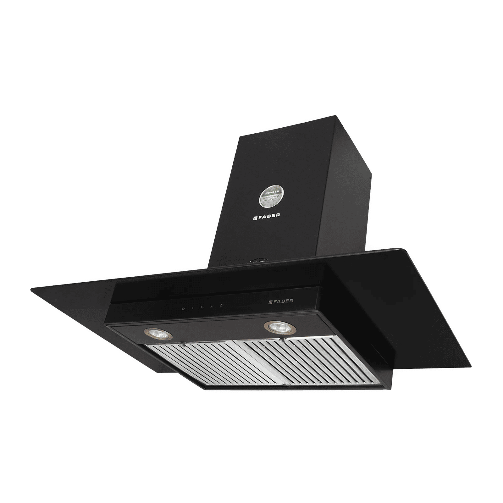 FABER SUPER 3D PLUS T2S2 BK TC LTW 90cm 1150m3/hr Ductless Wall Mounted Chimney with Touch Control Panel (Black)_8