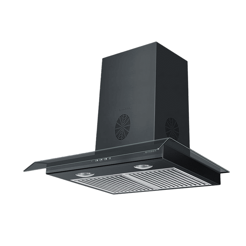 FABER Arco 3D Plus 60cm 1150m3/hr Ducted Wall Mounted Chimney with Baffle Filter (Black)_6