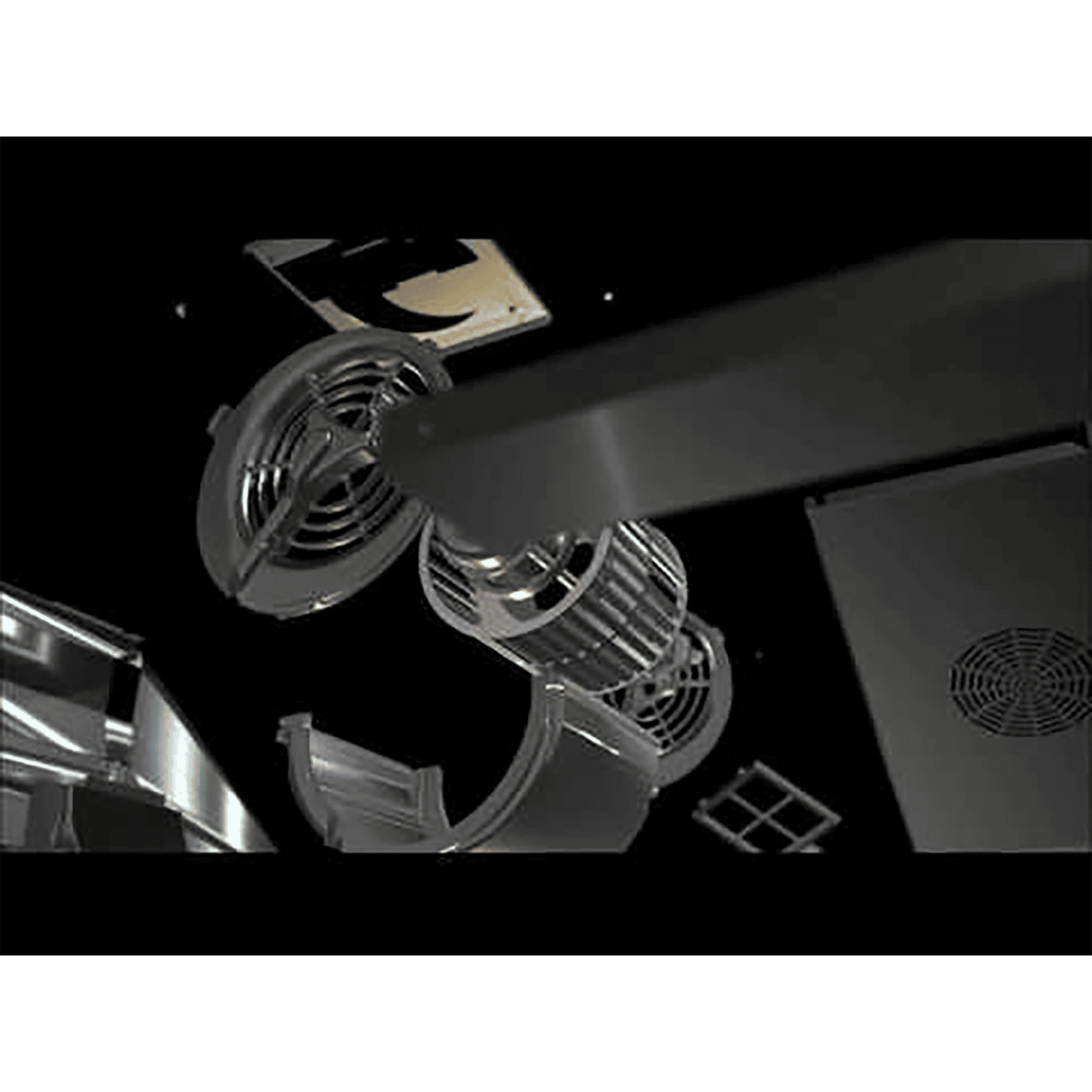 FABER Arco 3D Plus 60cm 1150m3/hr Ducted Wall Mounted Chimney with Baffle Filter (Black)_7