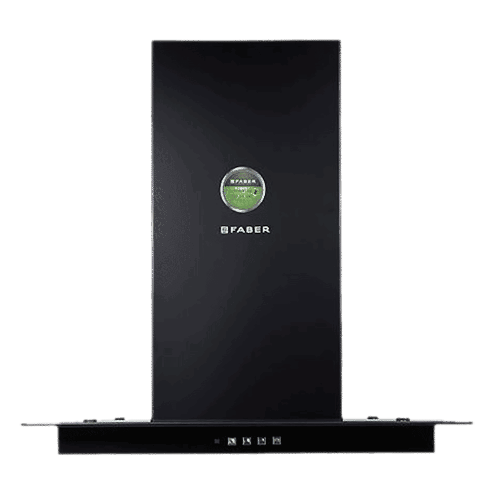 FABER Glassy 3D 60cm 1095m3/hr Ducted Wall Mounted Chimney with Baffle Filter (Black)_15