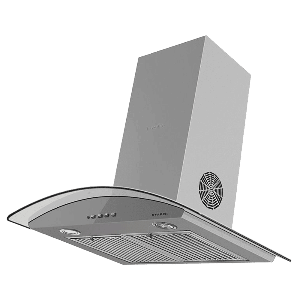 FABER Feel 3D 1095m3/hr 60cm Wall Mount Chimney (Baffle Filter 3D T2S2 LTW 60 Stainless Steel)_1