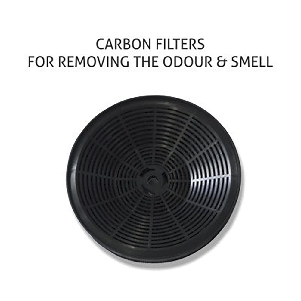 Glen 6003 SS 60cm 1000m3/hr Ductless Wall Mounted Chimney with Touch Sensor Control (Silver)_6