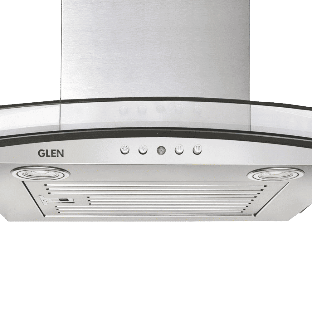GLEN 6071 EX 60cm 1000m3/hr Ducted Wall Mounted Chimney with Push Button Control (Silver)_4