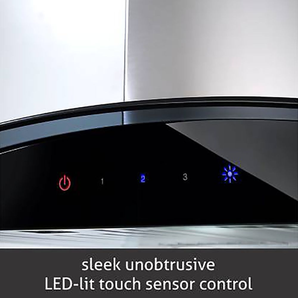 GLEN 6071 SXTS 60cm 1000m3/hr Ducted Wall Mounted Chimney with Touch Sensor Control (Black)_5