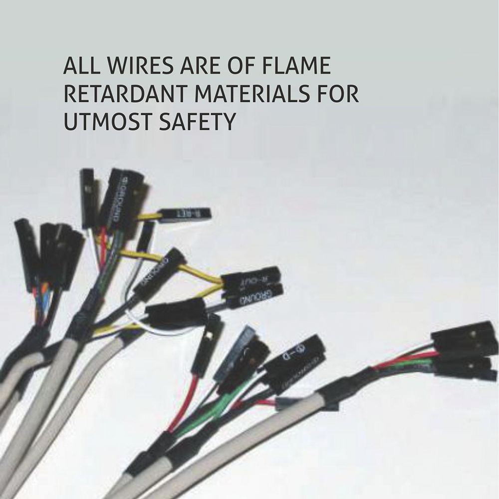 GLEN 6079 PB 60cm 1000m3/hr Ducted Wall Mounted Chimney with Push Button Control (Black)_6