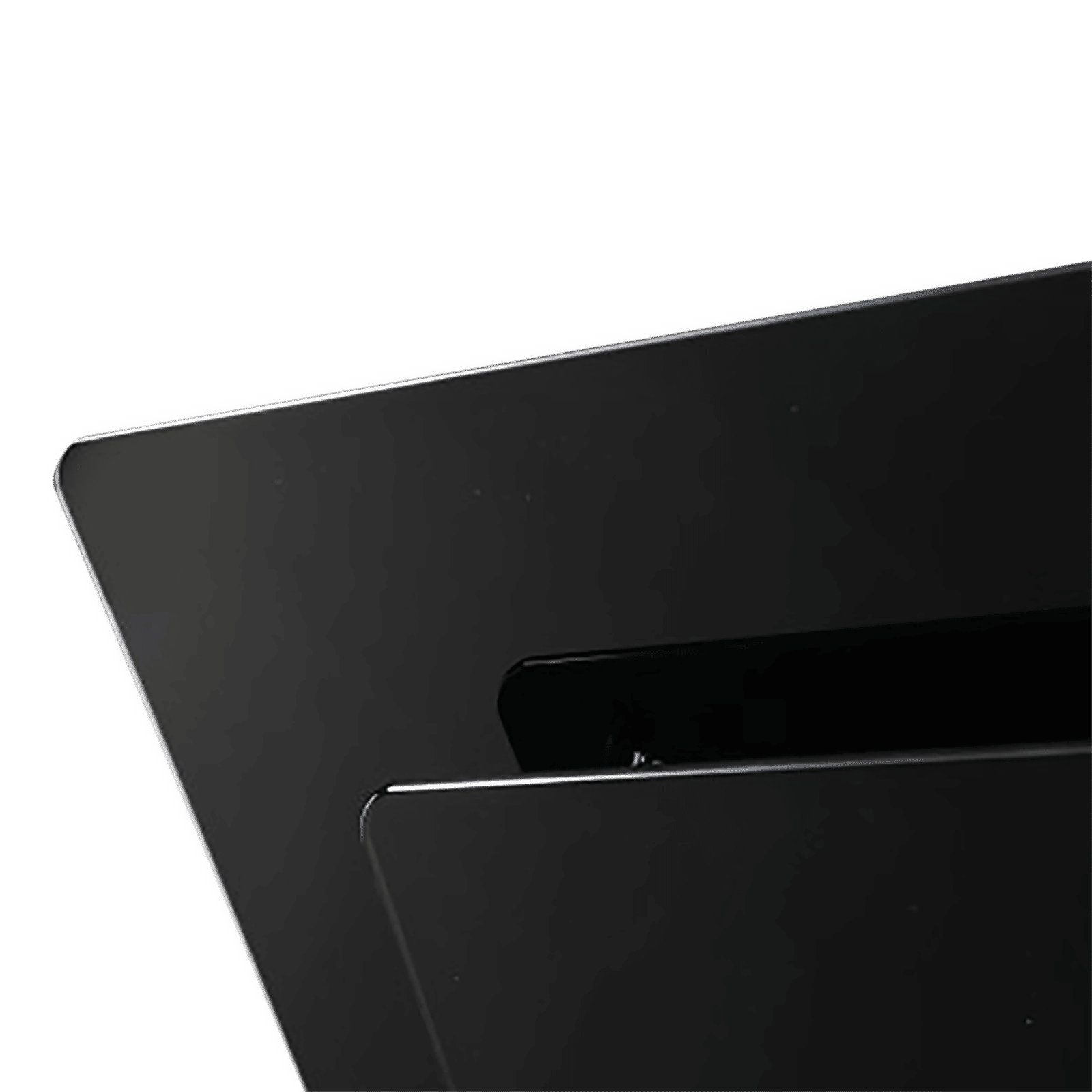 GLEN 6079 PB 60cm 1000m3/hr Ducted Wall Mounted Chimney with Push Button Control (Black)_12