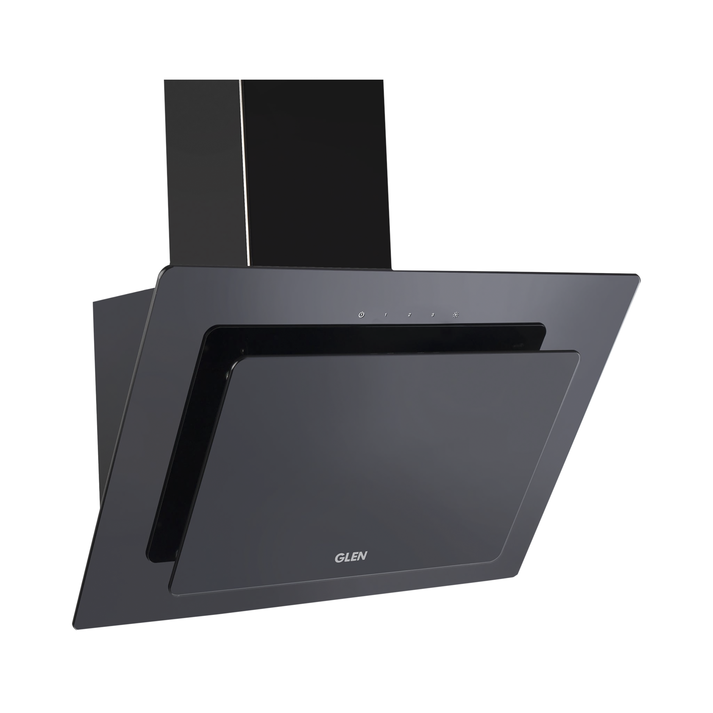 GLEN GL 6079 TS LTW 60cm 1250m3/hr Ductless Wall Mounted Chimney with Touch Control Sensor (Black)_4