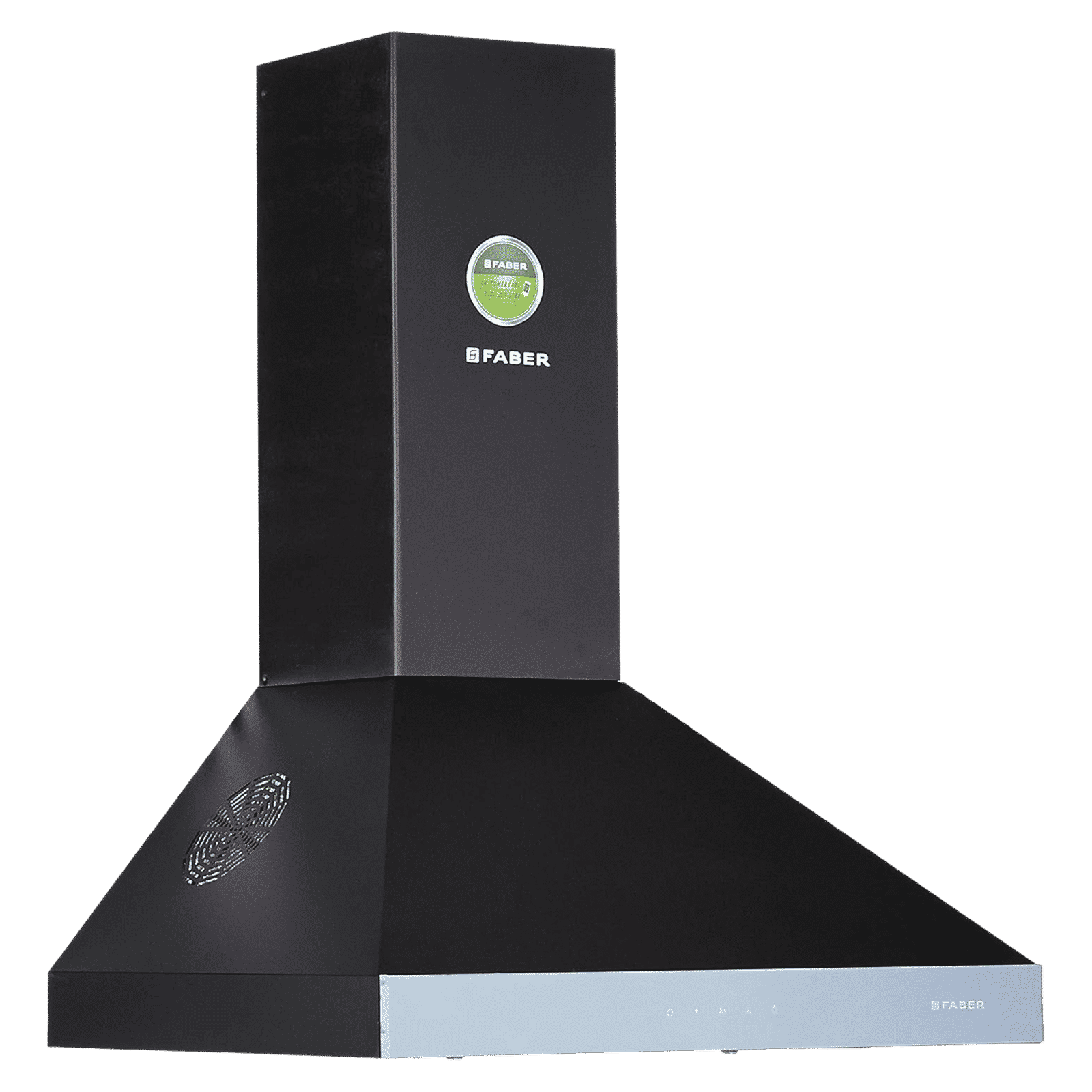 FABER Topaz Smart 3D 60cm 1095m3/hr Ducted Wall Mounted Chimney with Baffle Filter (Black)_6