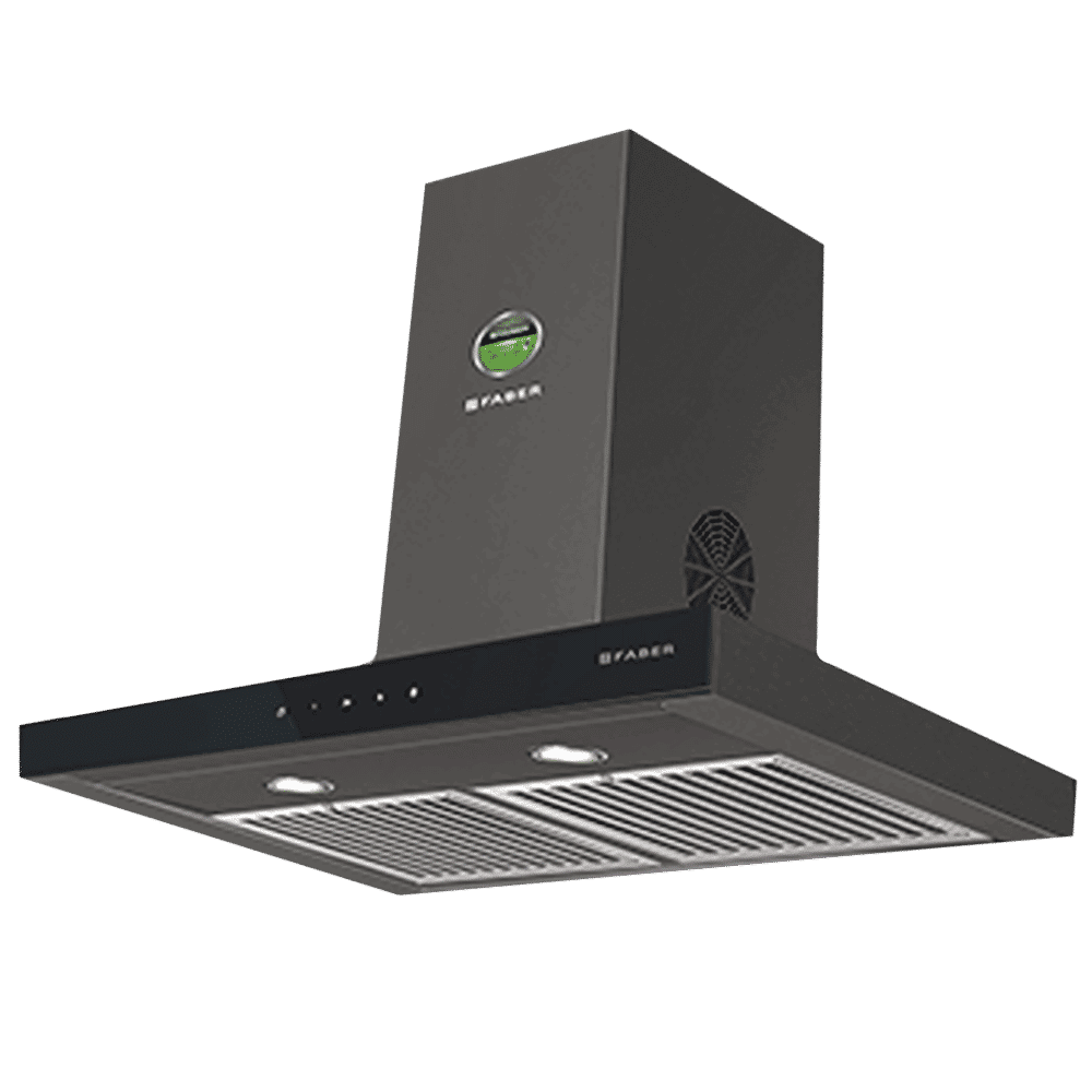 FABER STILUX 3D T2S2 BK TC LTW 90cm 1095m3/hr Ducted Wall Mounted Chimney with Touch Control Panel (Black)_1