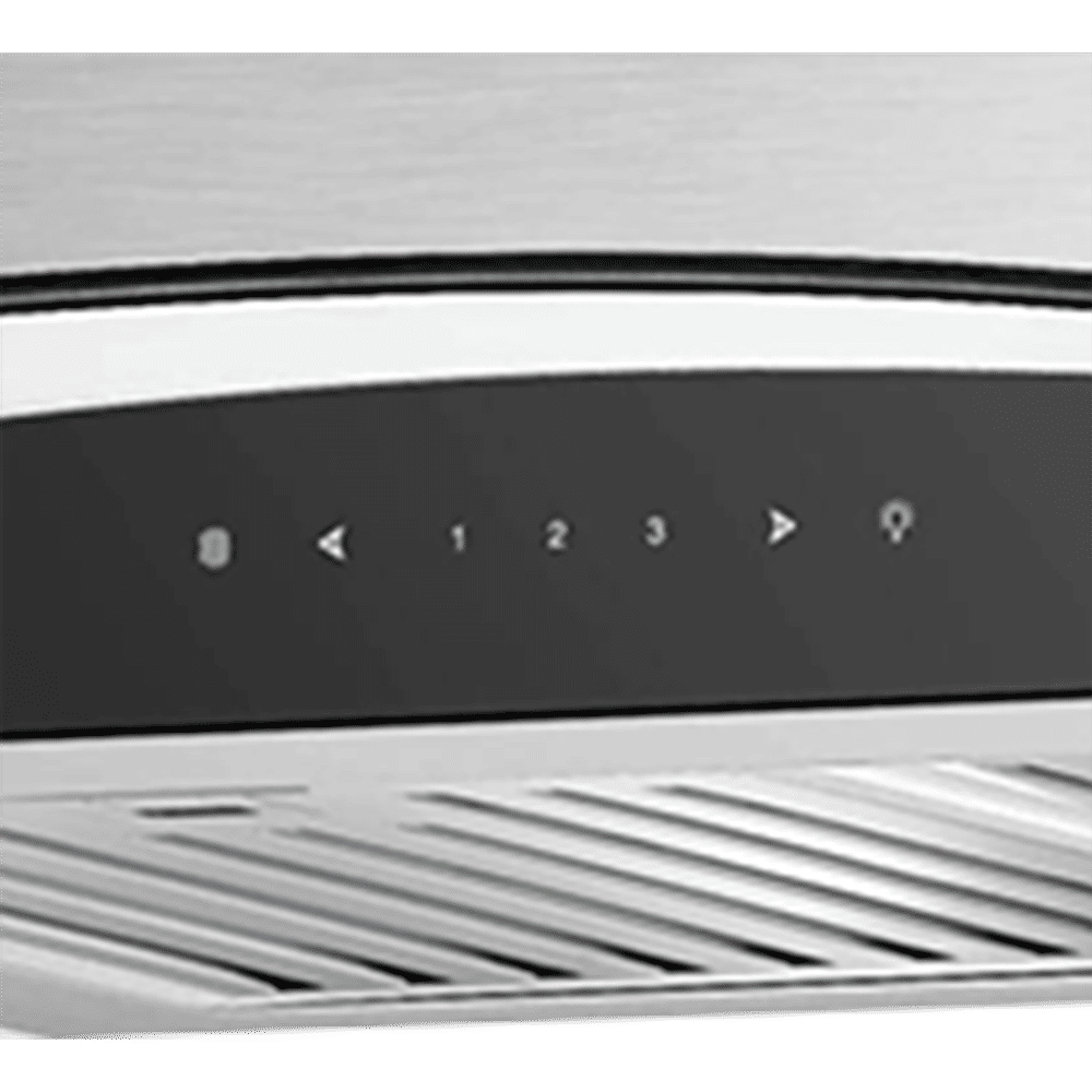 GLEN GL 6063 SS 90cm 1200m3/hr Ducted Auto Clean Ceiling Mounted Chimney with Touch Control Panel (Silver)_4