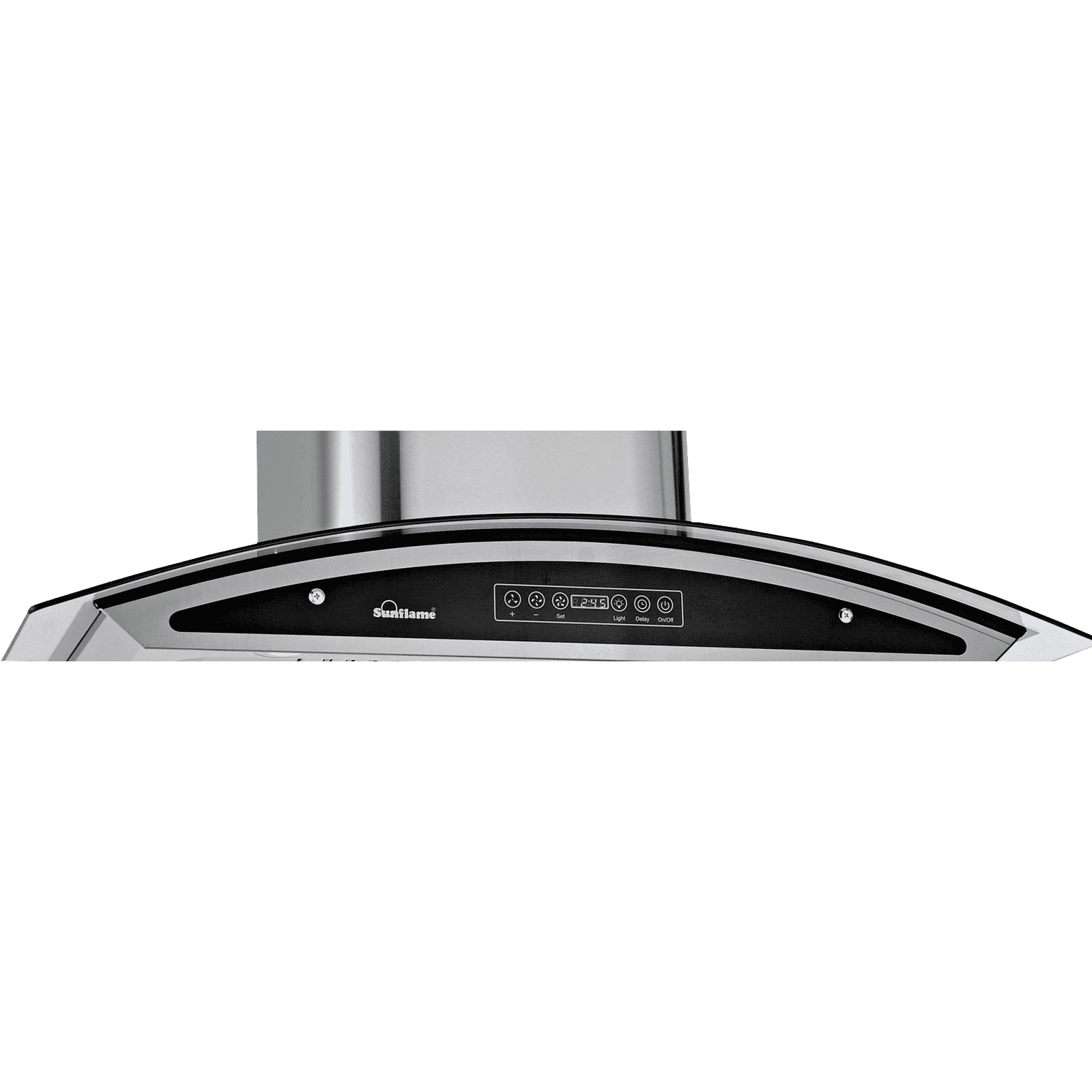 Sunflame Innova 90cm 1230m3/hr Ducted Auto Clean Wall Mounted Chimney with Feather Touch Controls (Black)_4