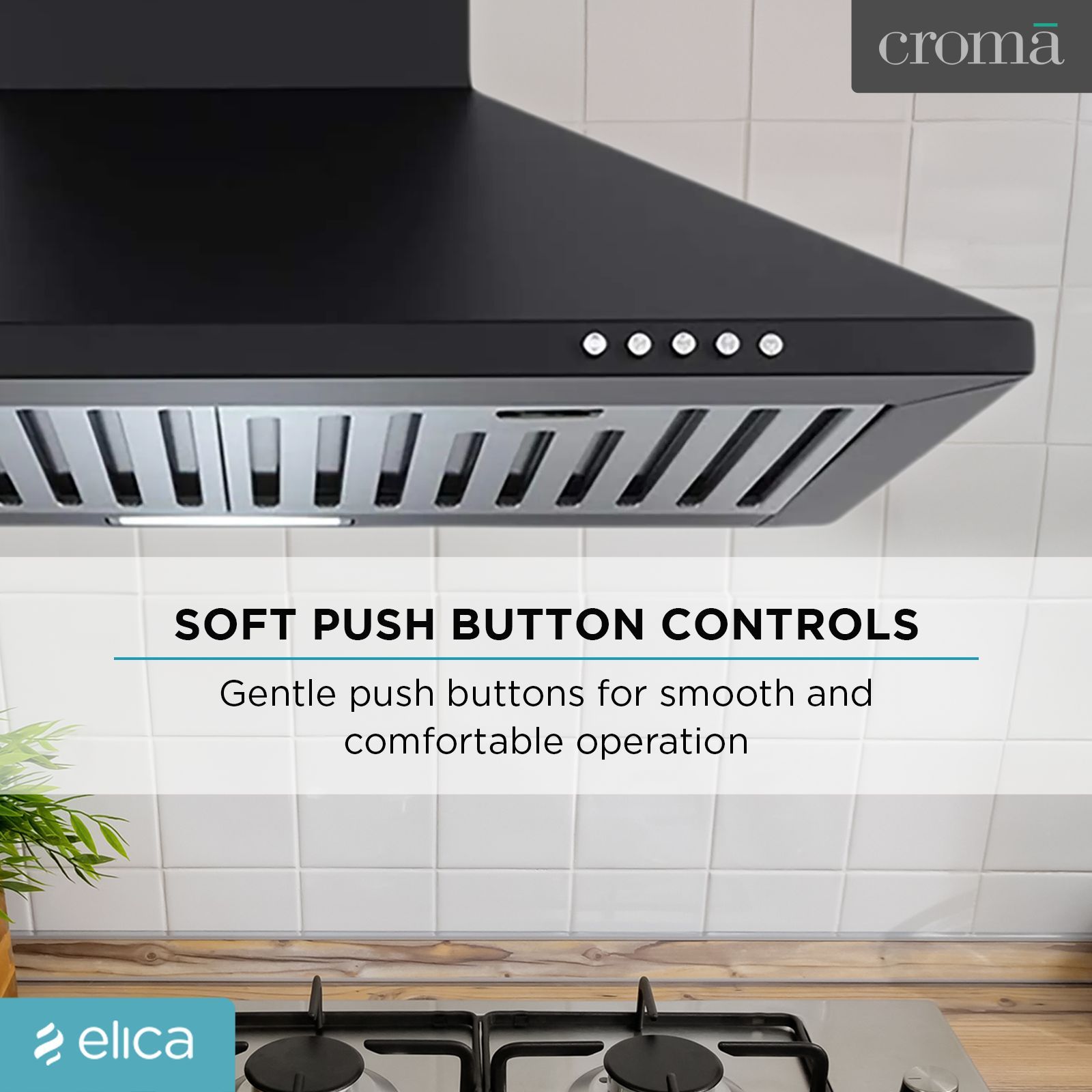 elica STRIP BF 60 NERO 60cm 880m3/hr Ducted Wall Mounted Chimney with Push Button Control (Black) elica STRIP BF 60 NERO 60cm 880m3/hr Ducted Wall Mounted Chimney with Push Button Control (Black)_12