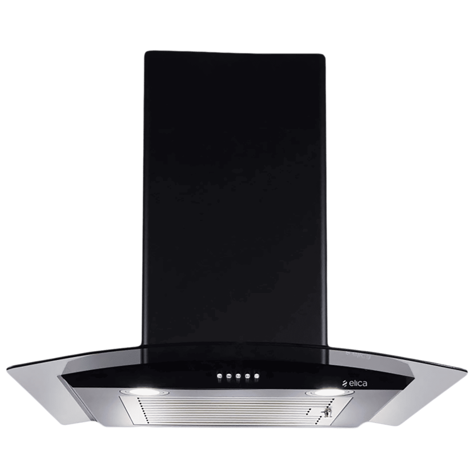elica ESCG BF 60 NERO 60cm 1100m3/hr Ducted Wall Mounted Chimney with Push Button Control (Black)_1