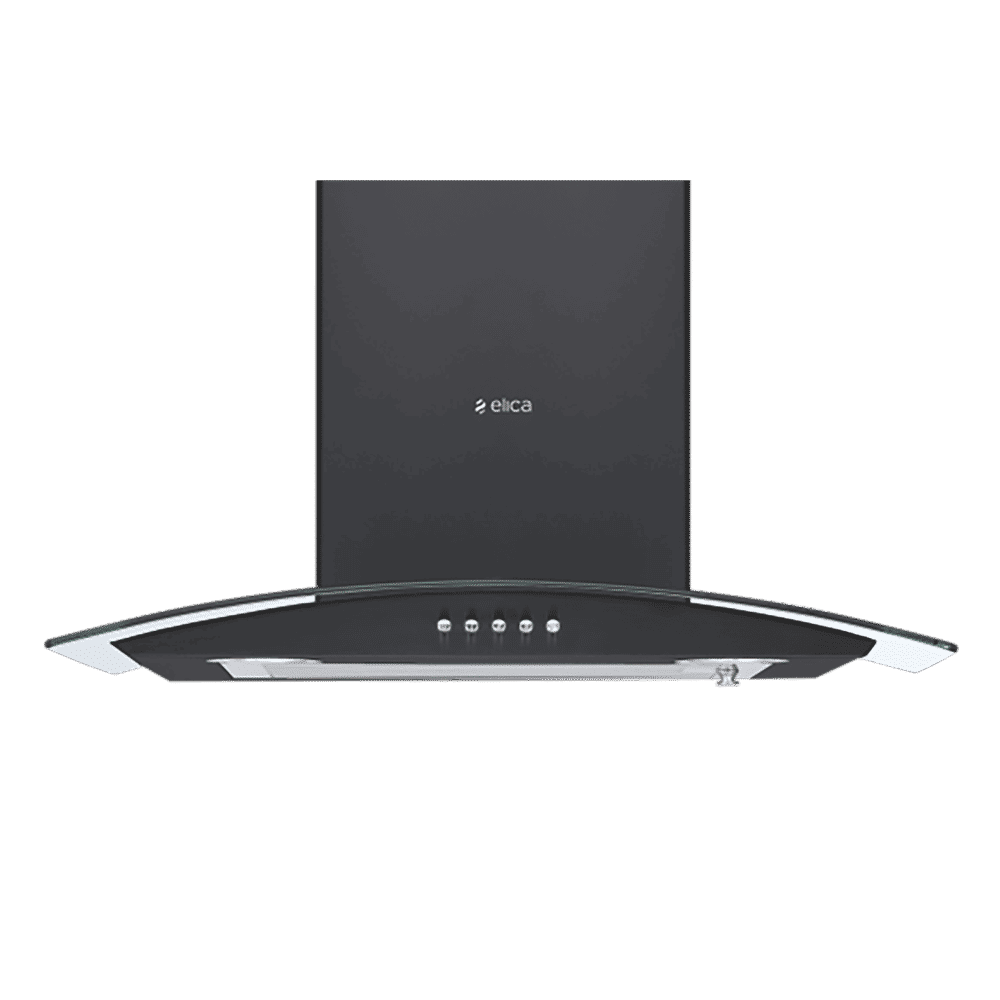 elica ESCG BF 60 NERO 60cm 1100m3/hr Ducted Wall Mounted Chimney with Push Button Control (Black)_12