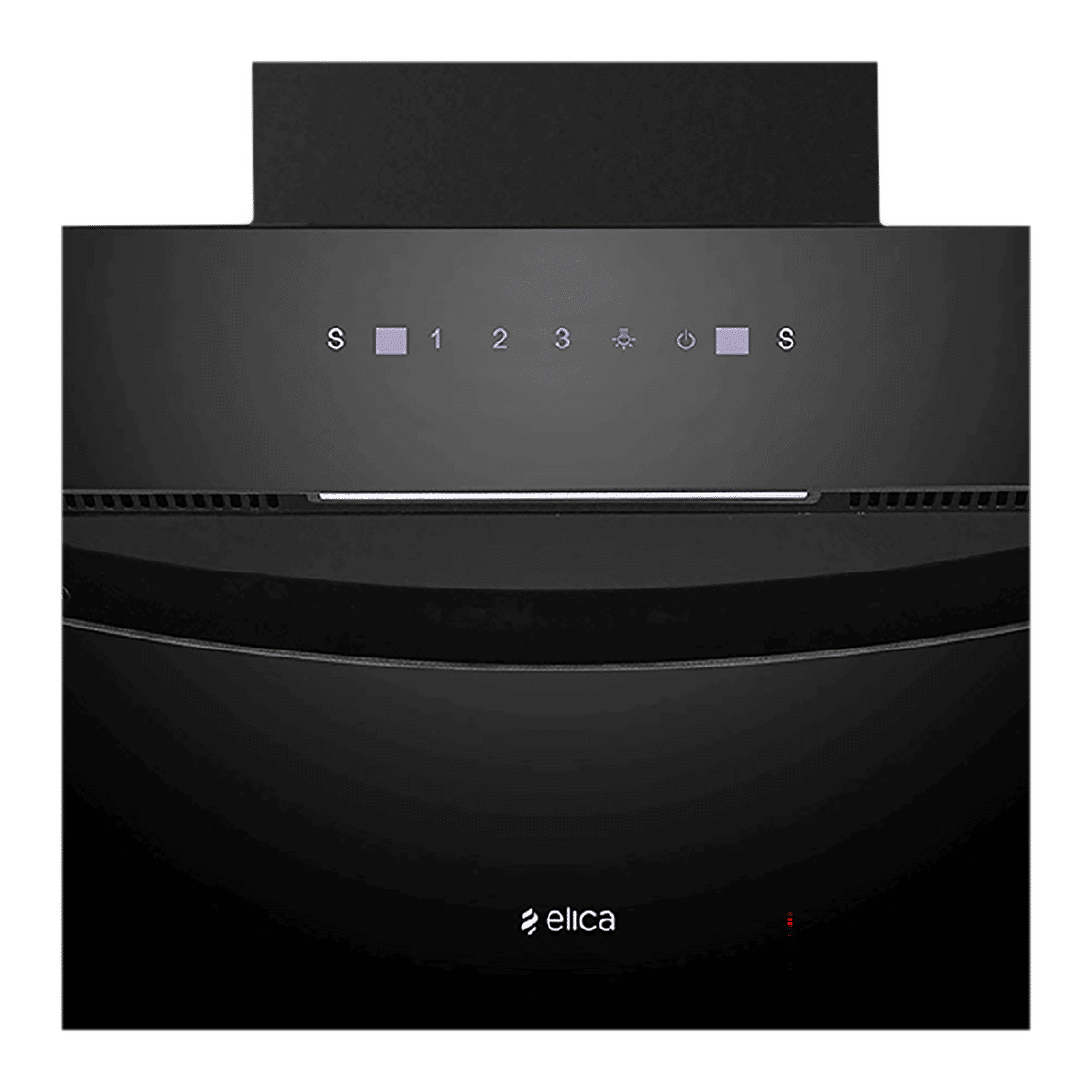 elica EFL S 607 VMS 60cm 1200m3/hr Ducted Auto Clean Wall Mounted Chimney with Touch Control Panel (Black)_4