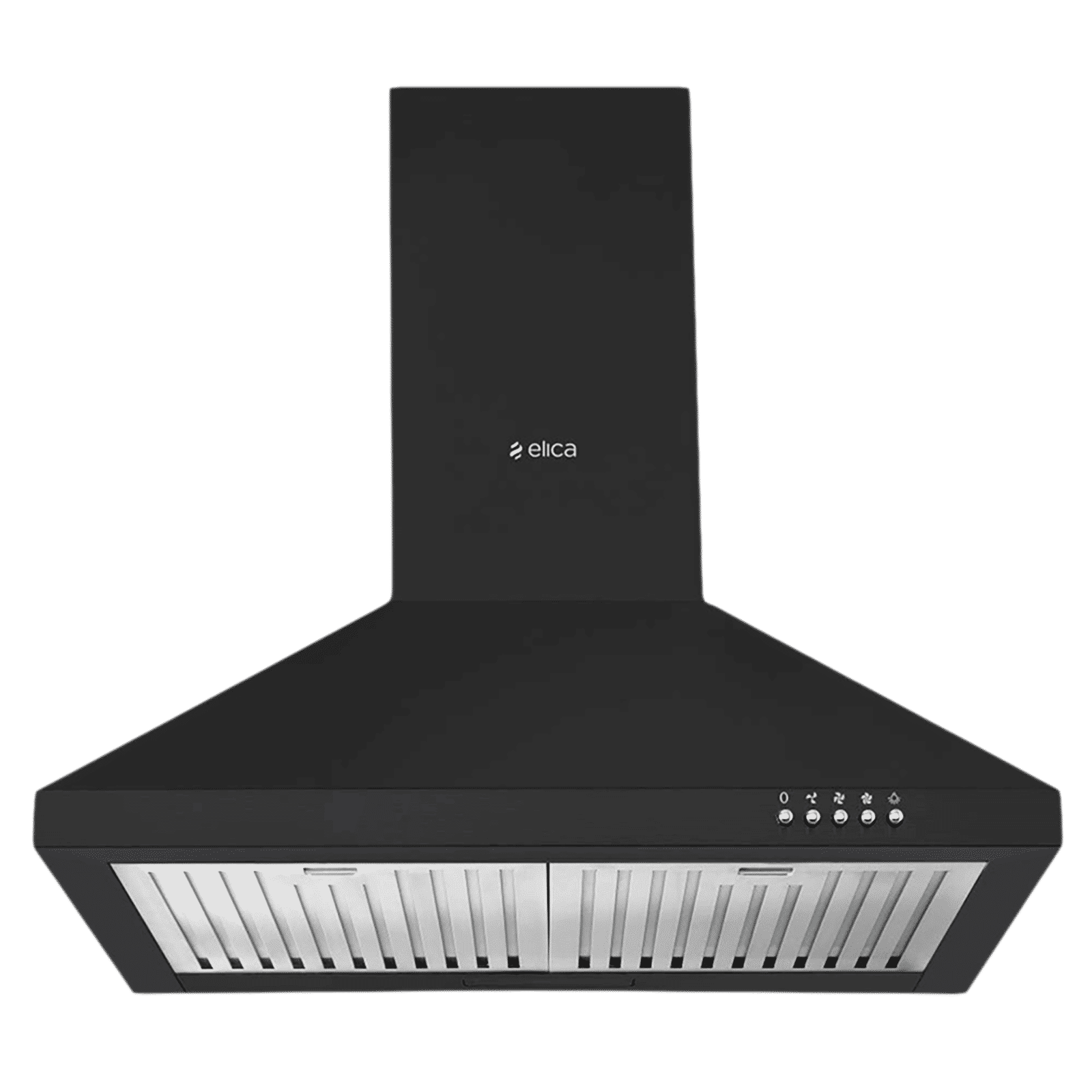 elica AH 260 BF NERO 60cm 1100m3/hr Ducted Wall Mounted Chimney with Push Button Control (Black)_1