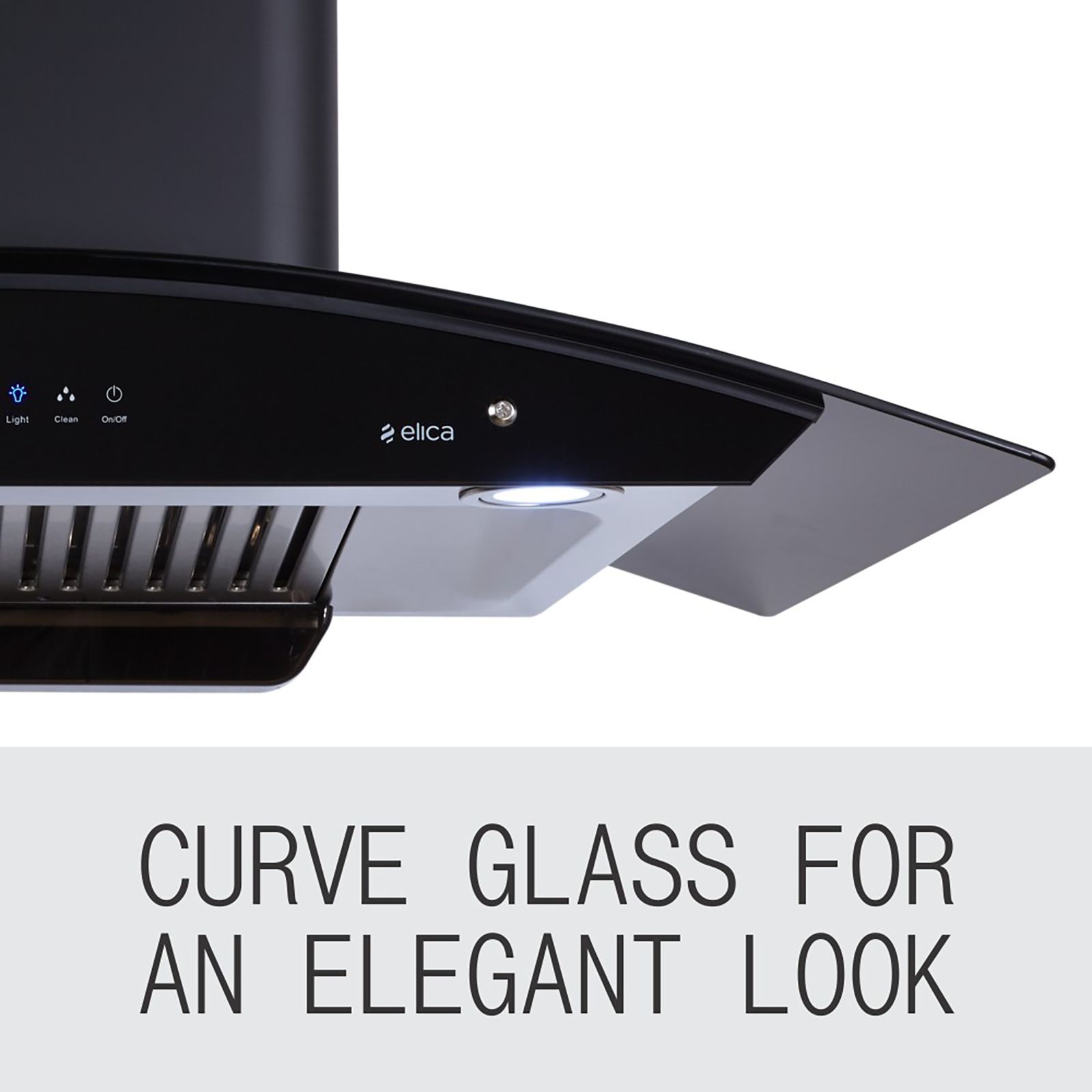 elica WD HAC TOUCH BF 90 NERO 90cm 1200m3/hr Ductless Auto Clean Wall Mounted Chimney with Motion Sensing Technology (Silver)_8