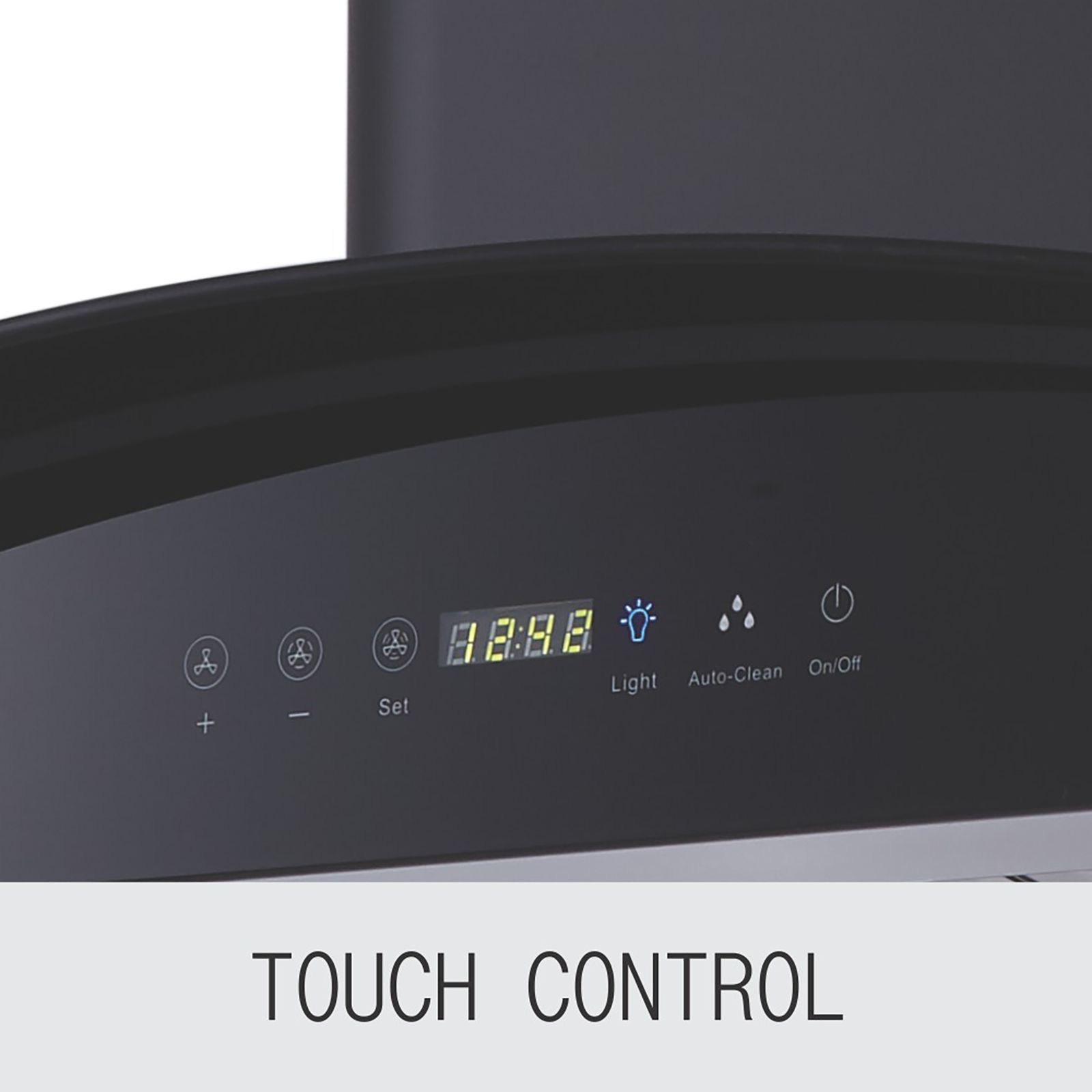 elica WD HAC TOUCH BF 90 NERO 90cm 1200m3/hr Ductless Auto Clean Wall Mounted Chimney with Motion Sensing Technology (Silver)_13