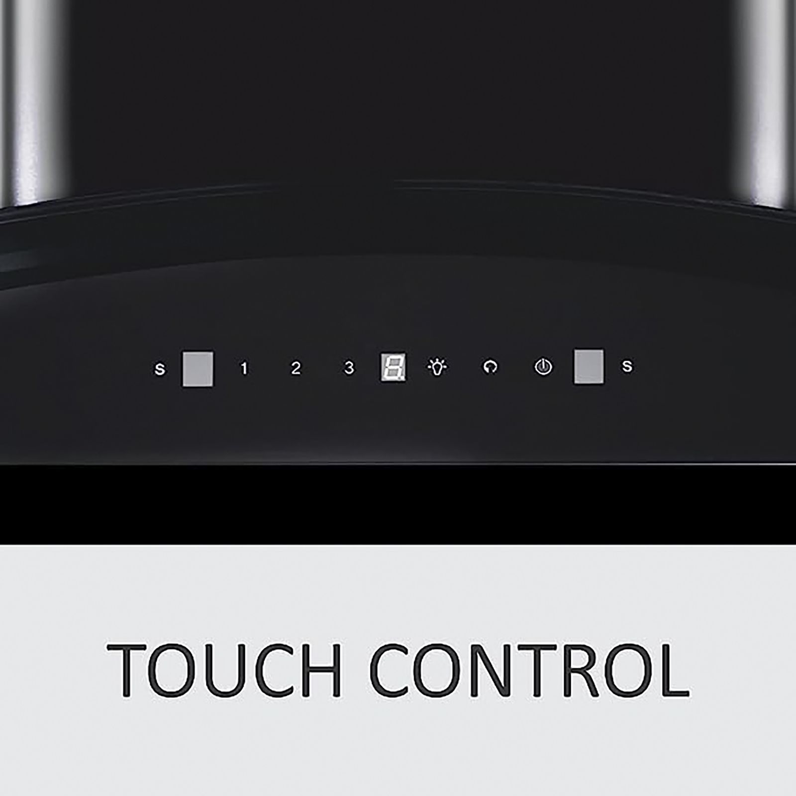 elica WD HAC TOUCH BF 90 MS NERO 90cm 1200m3/hr Ductless Auto Clean Wall Mounted Chimney with Motion Sensing Technology (Grey)_11