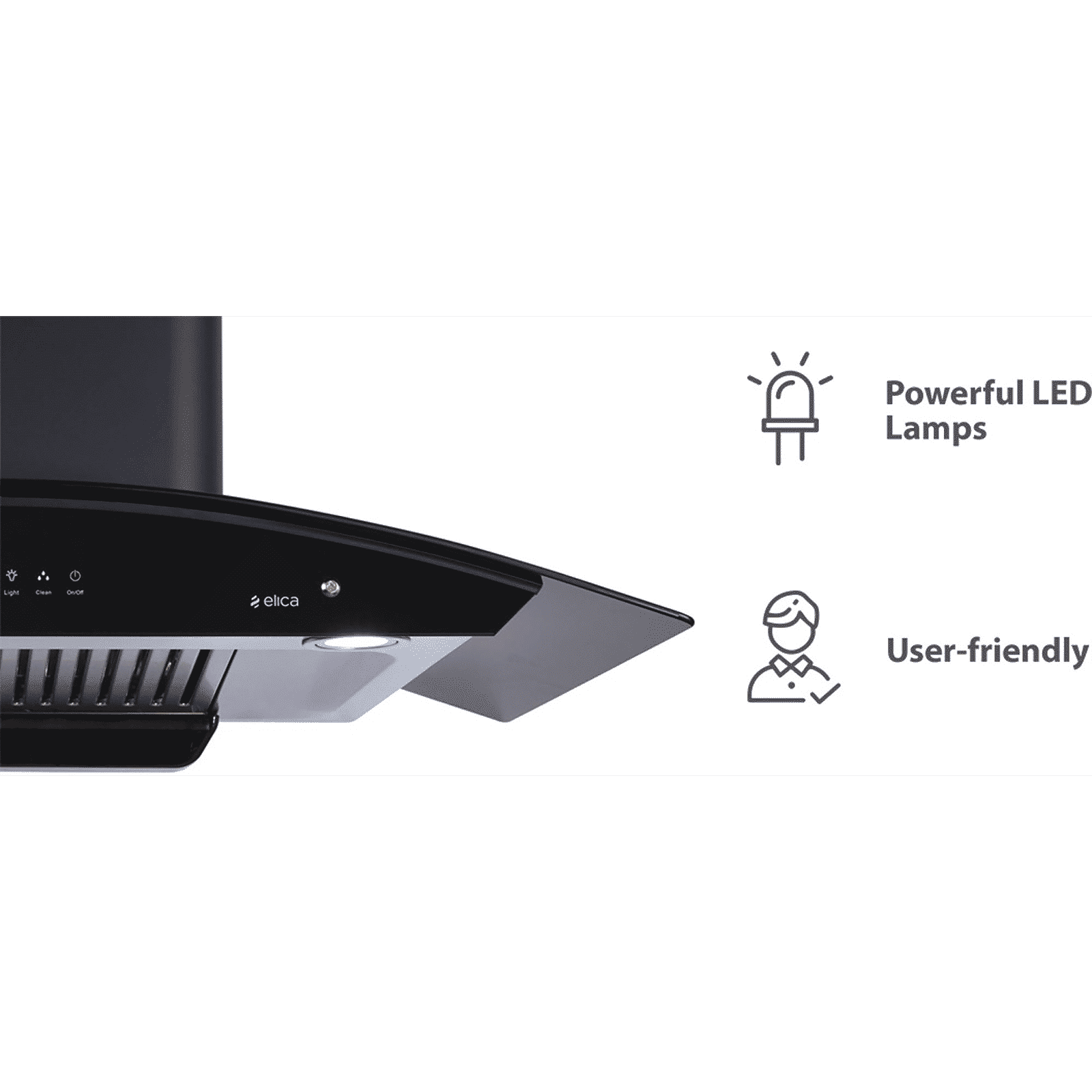 elica WD HAC TOUCH BF 90 MS NERO 90cm 1200m3/hr Ductless Auto Clean Wall Mounted Chimney with Motion Sensing Technology (Grey)_20