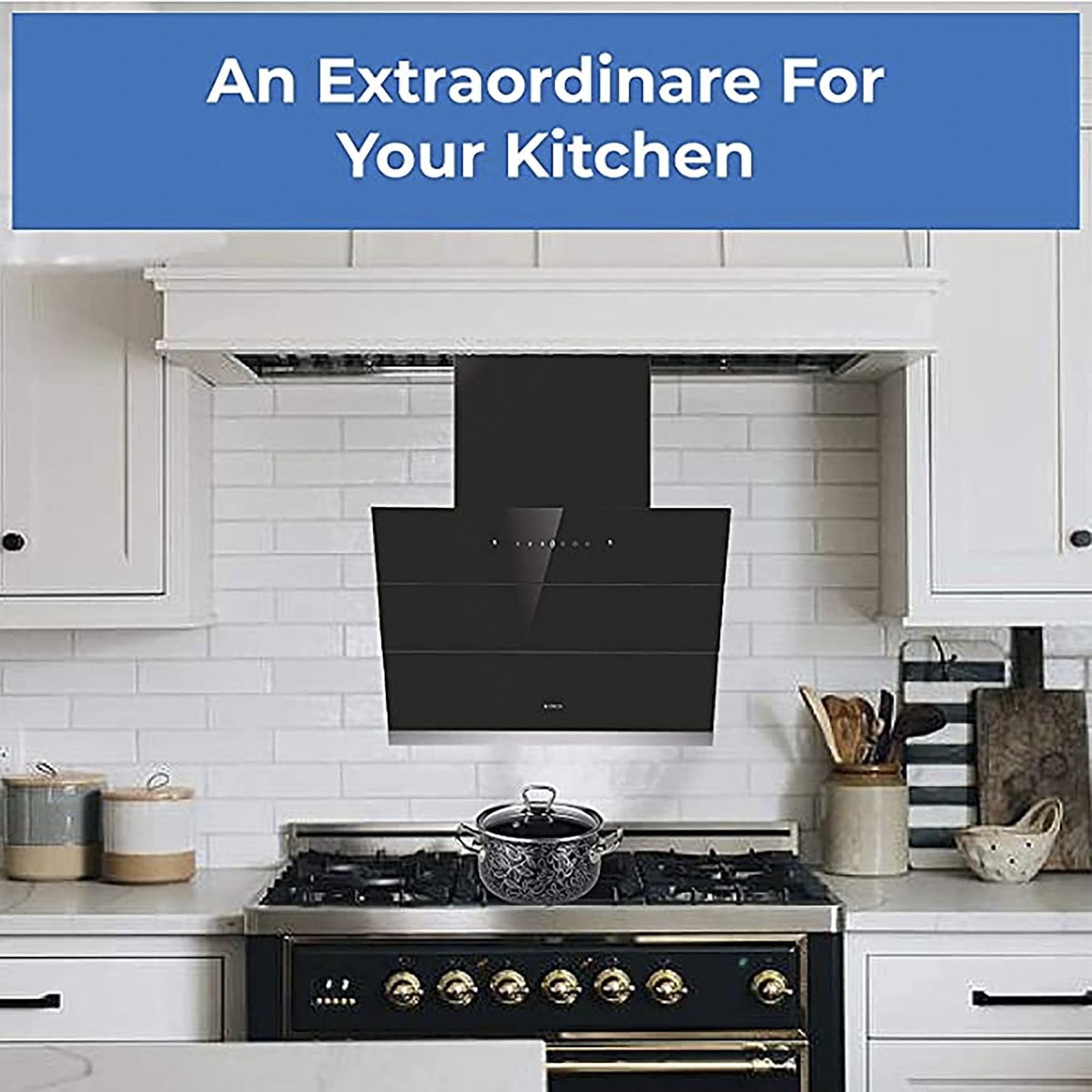 elica EFL S 601 HAC VMS 60cm 1100m3/hr Ducted Auto Clean Wall Mounted Chimney with Touch Control Panel (Black)_9