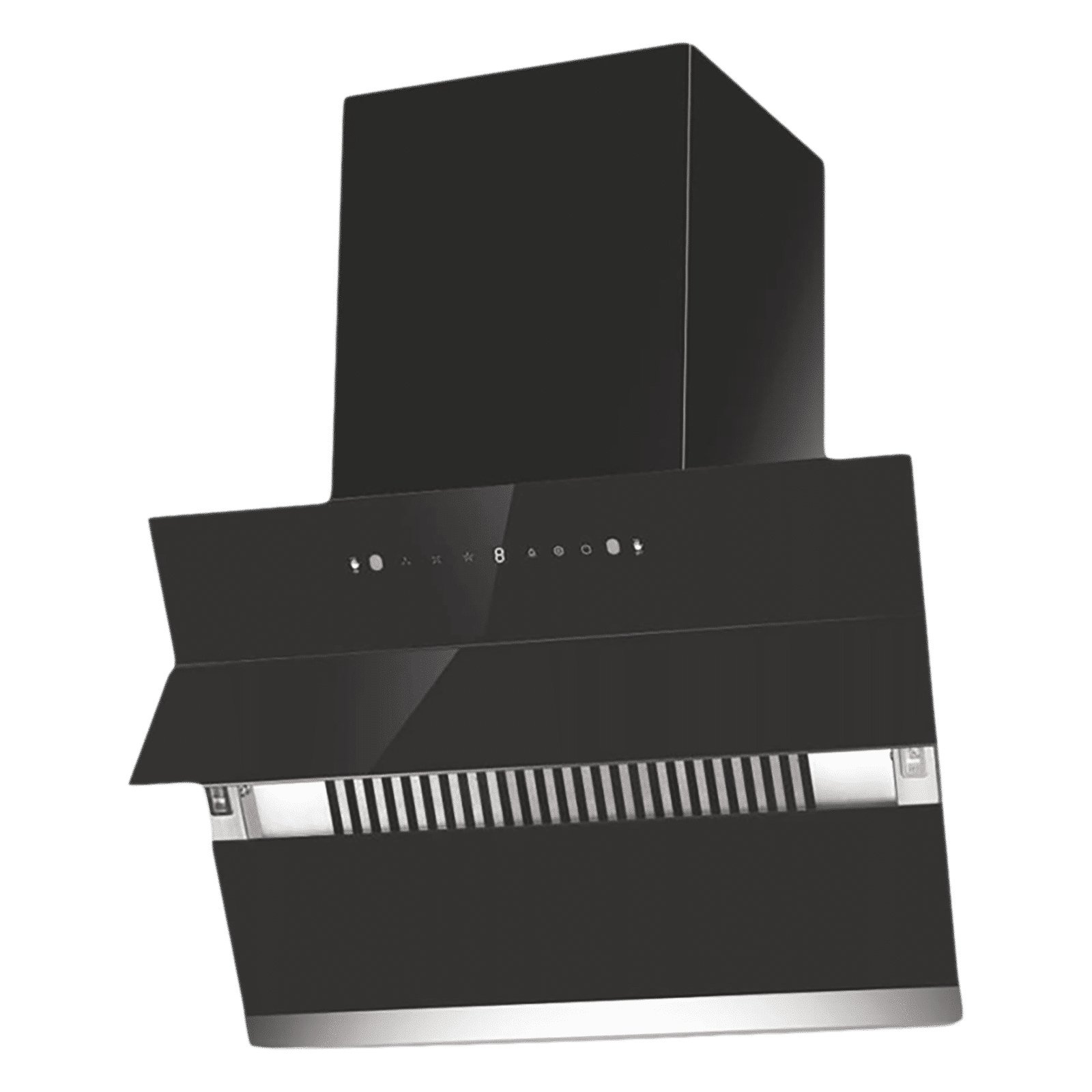 elica EFL S 601 HAC VMS 60cm 1100m3/hr Ducted Auto Clean Wall Mounted Chimney with Touch Control Panel (Black)_10