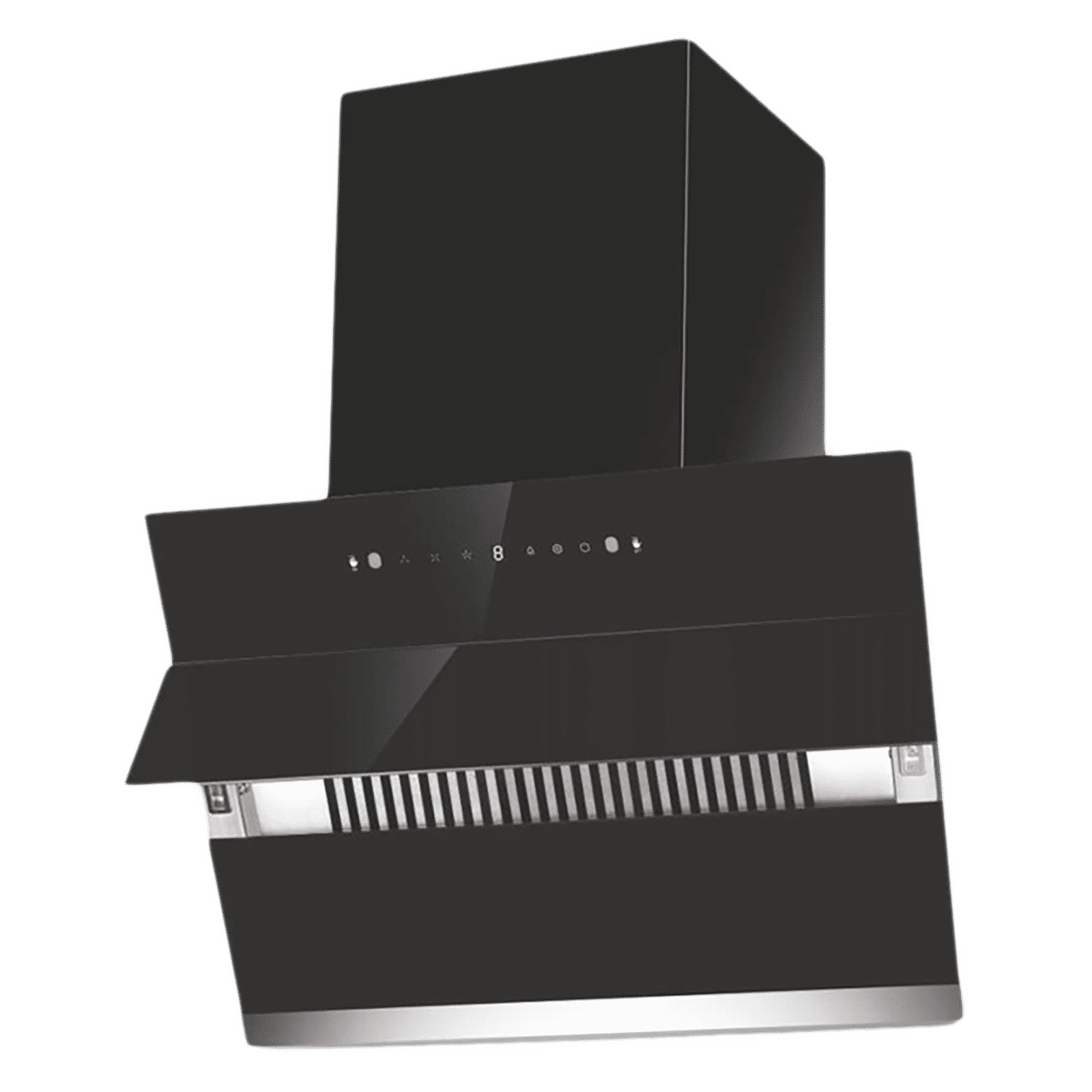 elica EFL S 601 HAC VMS 60cm 1100m3/hr Ducted Auto Clean Wall Mounted Chimney with Touch Control Panel (Black)_4