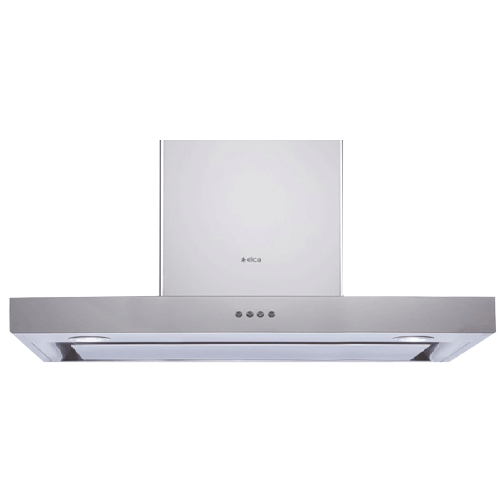 elica SPOT NG ISLAND ETB PLUS 90 NERO PB LED 90cm 1220m3/hr Ducted Wall Mounted Chimney with Push Button Control (Black)_1