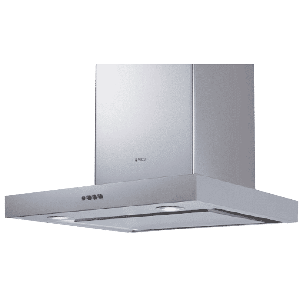 elica SPOT NG ISLAND ETB PLUS 90 NERO PB LED 90cm 1220m3/hr Ducted Wall Mounted Chimney with Push Button Control (Black)_4