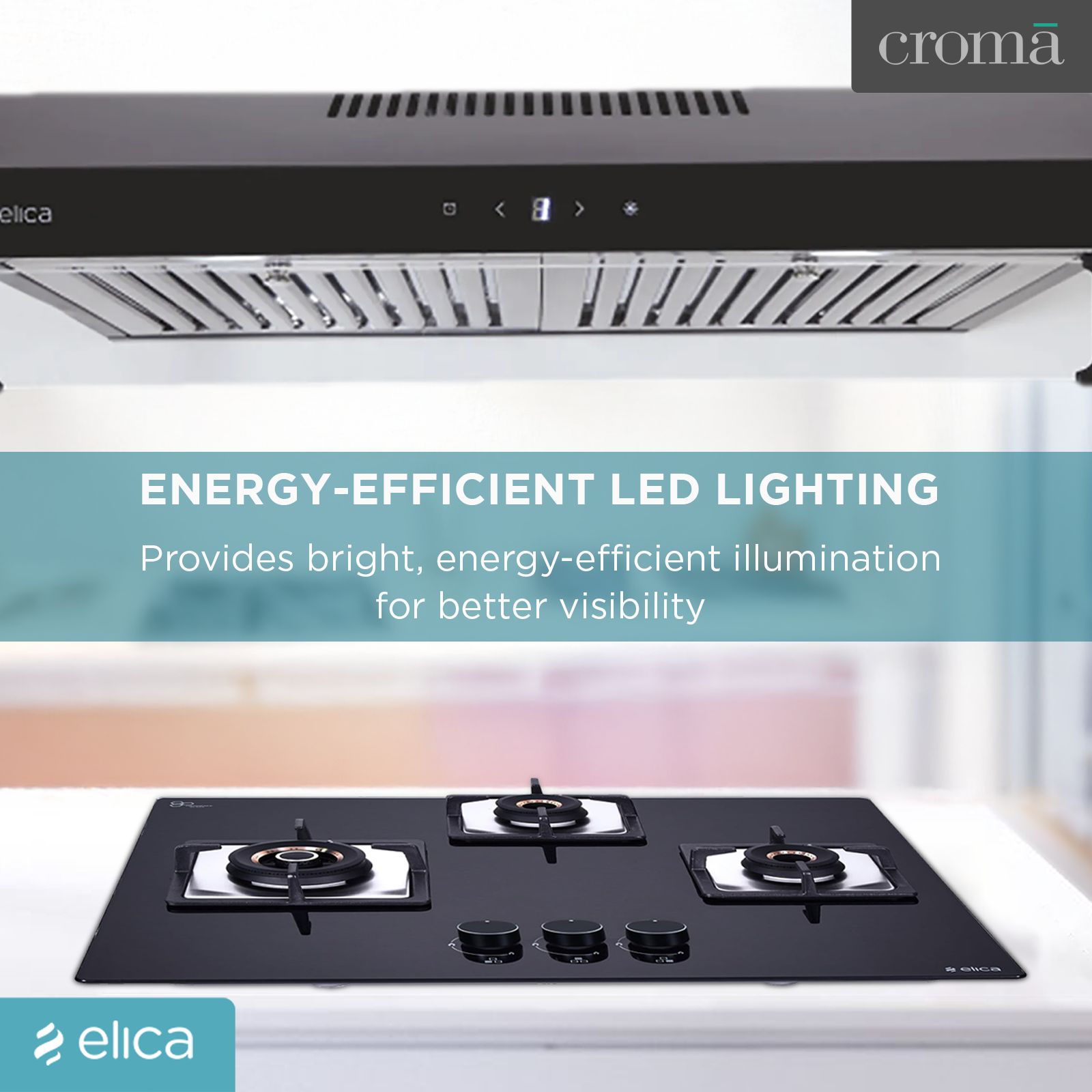 elica TNT 602 Touch BK 60cm 670m3/hr Ducted Auto Clean Wall Mounted Chimney with Touch Control Panel (Black)_7