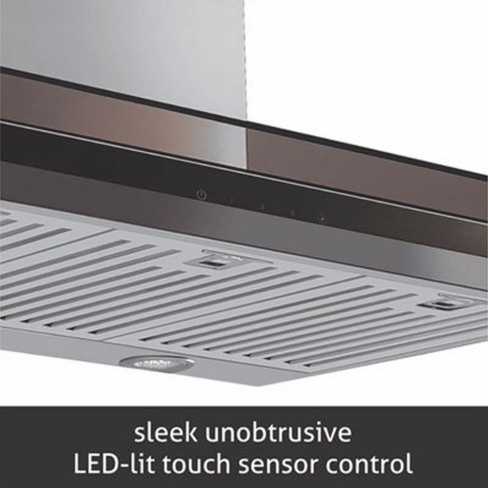 GLEN GL 6062 TS 60cm 1250m3/hr Ductless Ceiling Mounted Chimney with Touch Control Sensor (Silver)_6