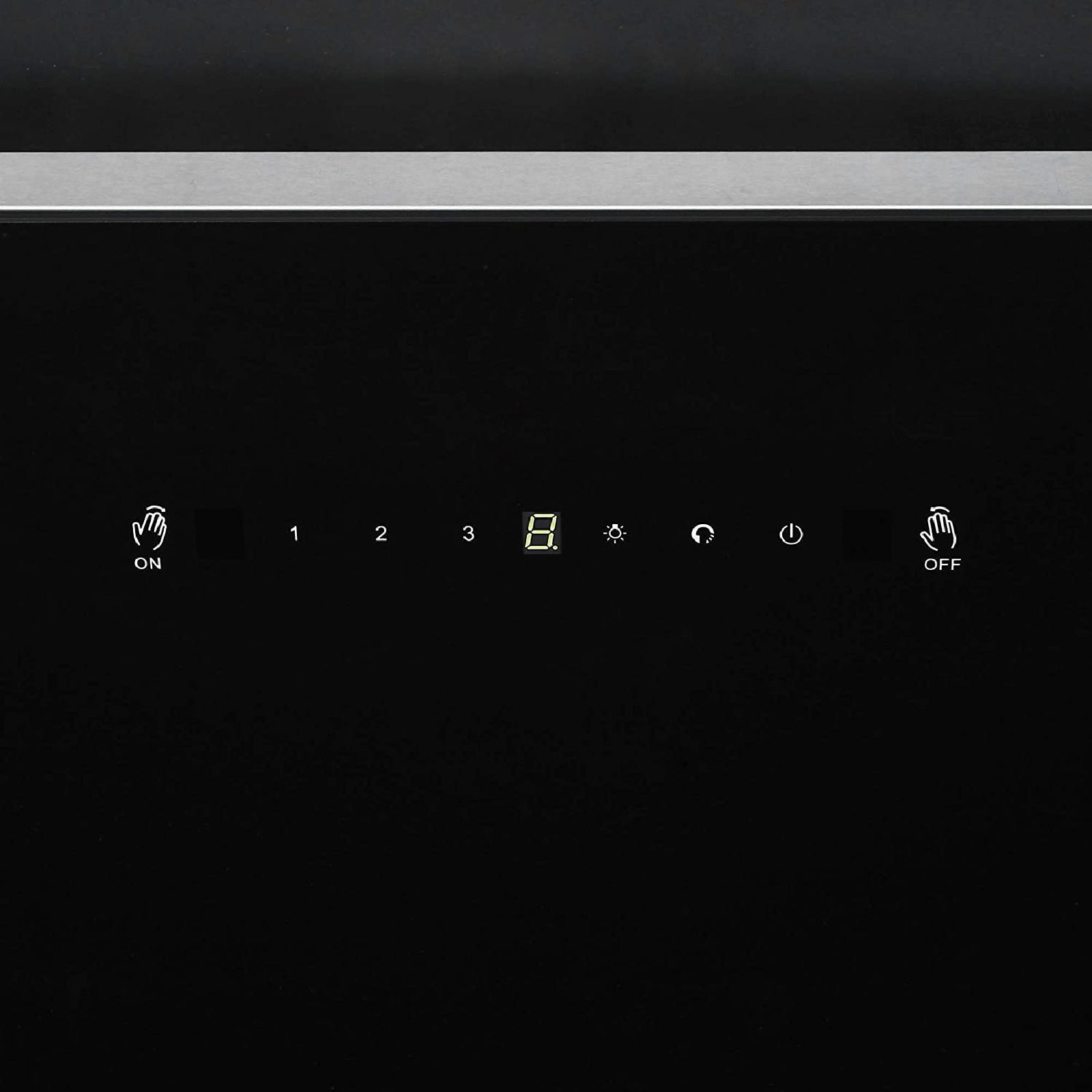 FABER APEX FLHC SC BK 60cm 1500m3/hr Ducted Auto Clean Wall Mounted Chimney with Touch Control Panel (Black)_4