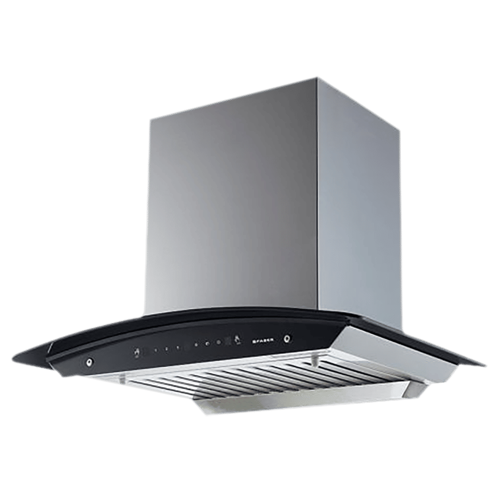 FABER Zest 60cm 1100m3/hr Ducted Auto Clean Wall Mounted Chimney with Baffle Filter (Silver)_15
