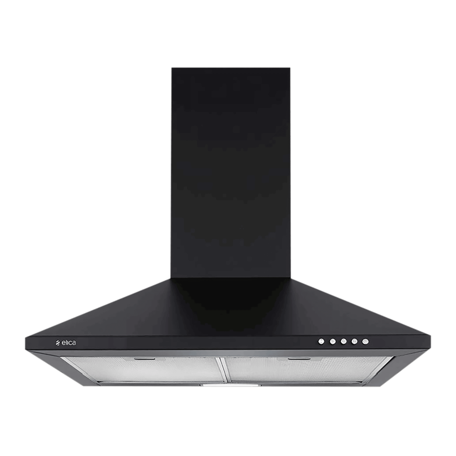 elica STRIP CF 60 NERO 60cm 880m3/hr Ducted Wall Mounted Chimney with Push Button Control (Black)_1