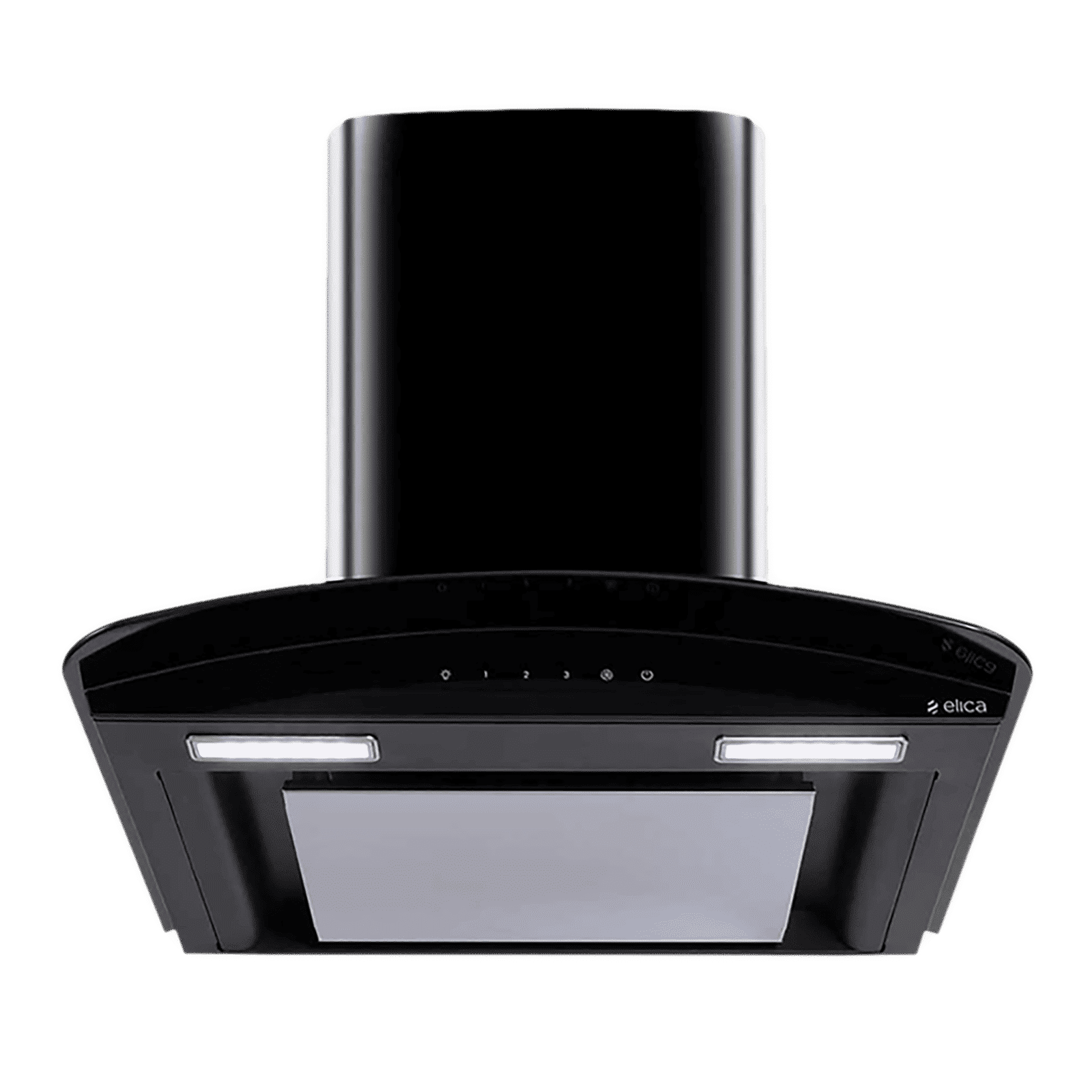 elica GLACE EDS 60 BK NERO T4V LED 60cm 1010m3/hr Ducted Wall Mounted Chimney with Touch Control Panel (Black)_6