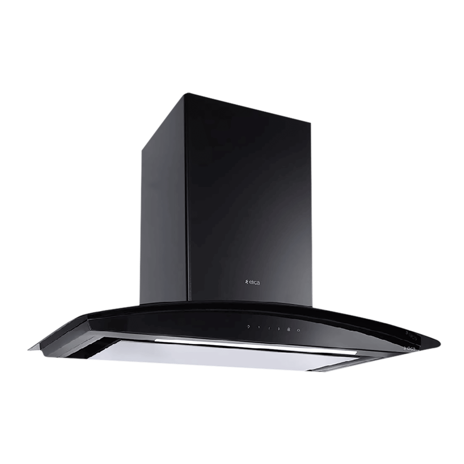 elica GLACE EDS HE LTW 90 BK NERO T4V LED S 90cm 1010m3/hr Ductless Wall Mounted Chimney with Touch Control Panel (Black)_5