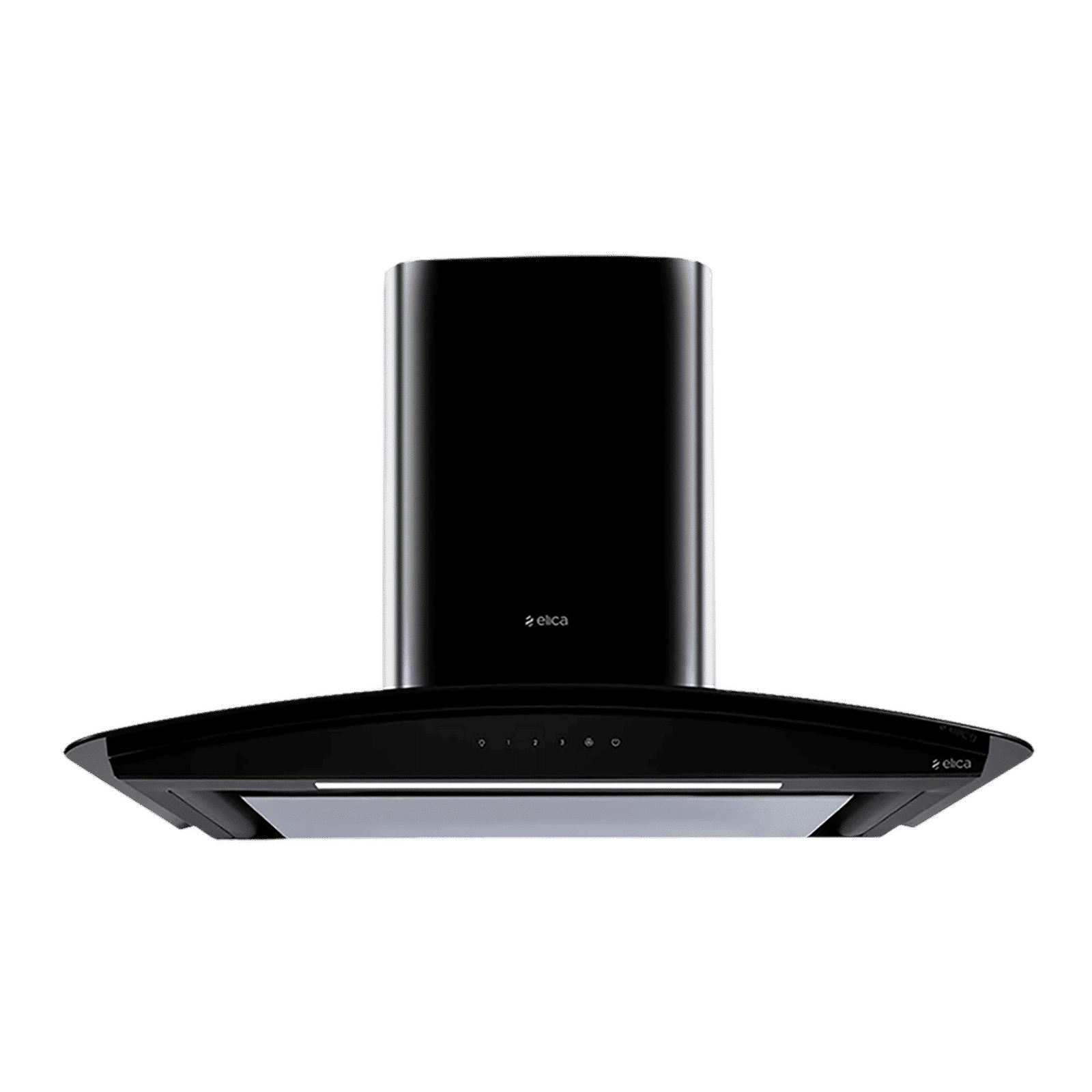 elica GLACE EDS HE LTW 90 BK T4V LED 90cm 1010m3/hr Ducted Wall Mounted Chimney with Touch Control Panel (Silver) elica GLACE EDS HE LTW 90 BK T4V LED 90cm 1010m3/hr Ducted Wall Mounted Chimney with Touch Control Panel (Silver)_1
