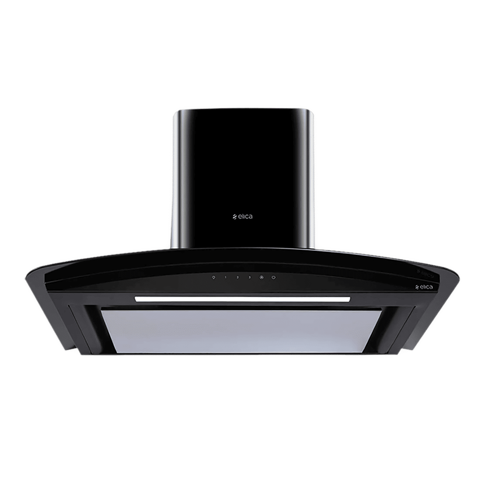 elica GLACE EDS HE LTW 90 BK T4V LED 90cm 1010m3/hr Ducted Wall Mounted Chimney with Touch Control Panel (Silver) elica GLACE EDS HE LTW 90 BK T4V LED 90cm 1010m3/hr Ducted Wall Mounted Chimney with Touch Control Panel (Silver)_4