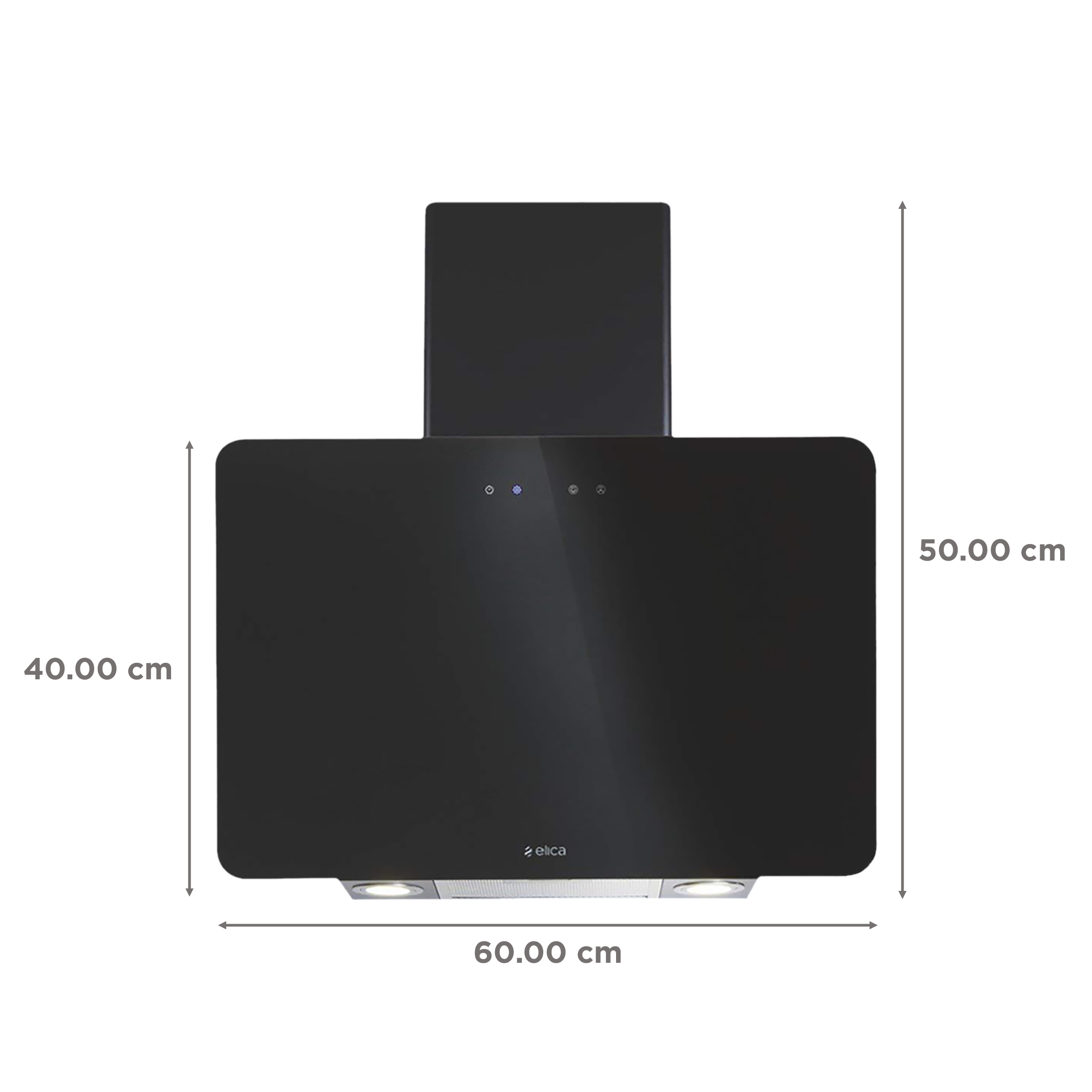 elica KITTY ETB HE LTW 60 BK T4V LED 60cm 1220m3/hr Ducted Wall Mounted Chimney with Monobloc Glass Design (Black) elica KITTY ETB HE LTW 60 BK T4V LED 60cm 1220m3/hr Ducted Wall Mounted Chimney with Monobloc Glass Design (Black)_2