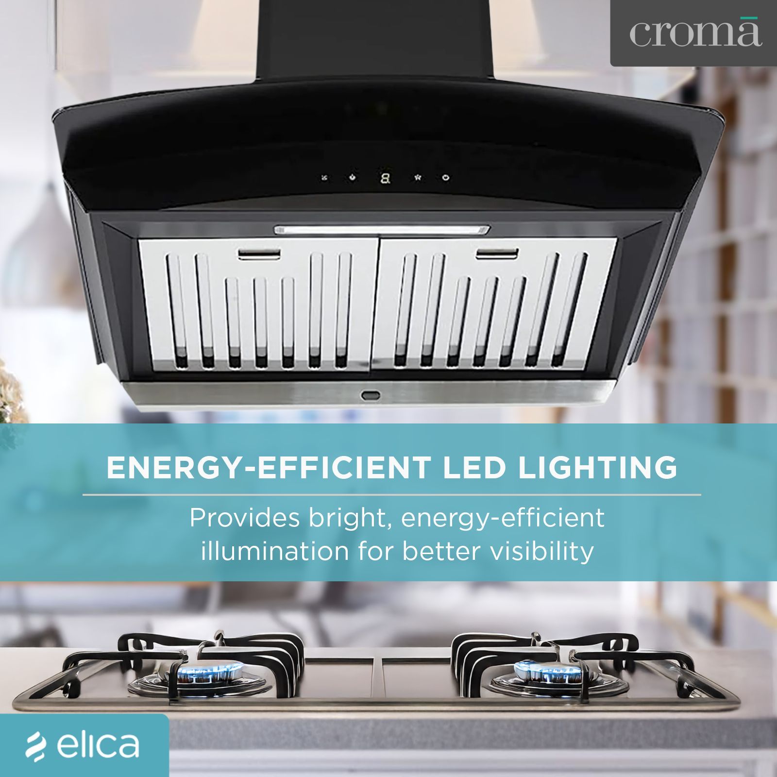 elica WDAT HAC NERO 60cm 1200m3/hr Ducted Auto Clean Wall Mounted Chimney with Touch Control Panel (Black)_16