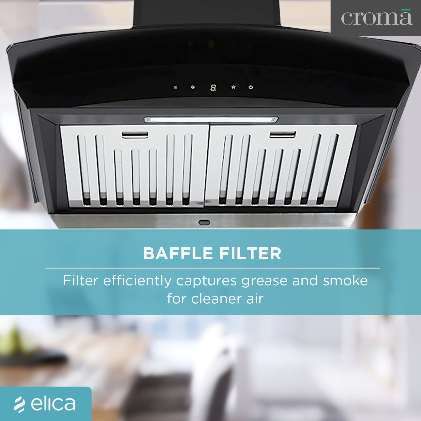 elica WDAT HAC NERO 60cm 1200m3/hr Ducted Auto Clean Wall Mounted Chimney with Touch Control Panel (Black)_19