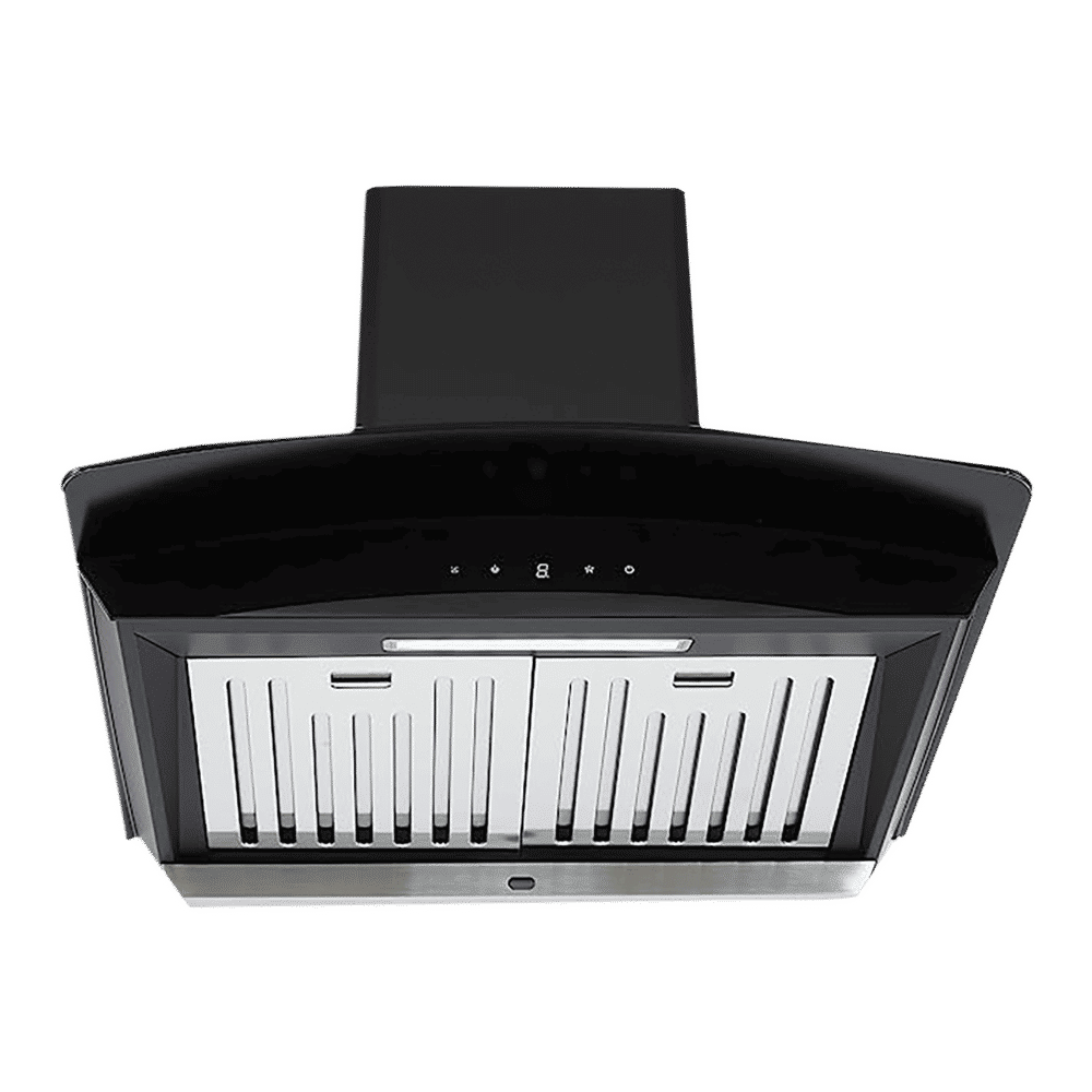 elica WDAT HAC NERO 60cm 1200m3/hr Ducted Auto Clean Wall Mounted Chimney with Touch Control Panel (Black)_4