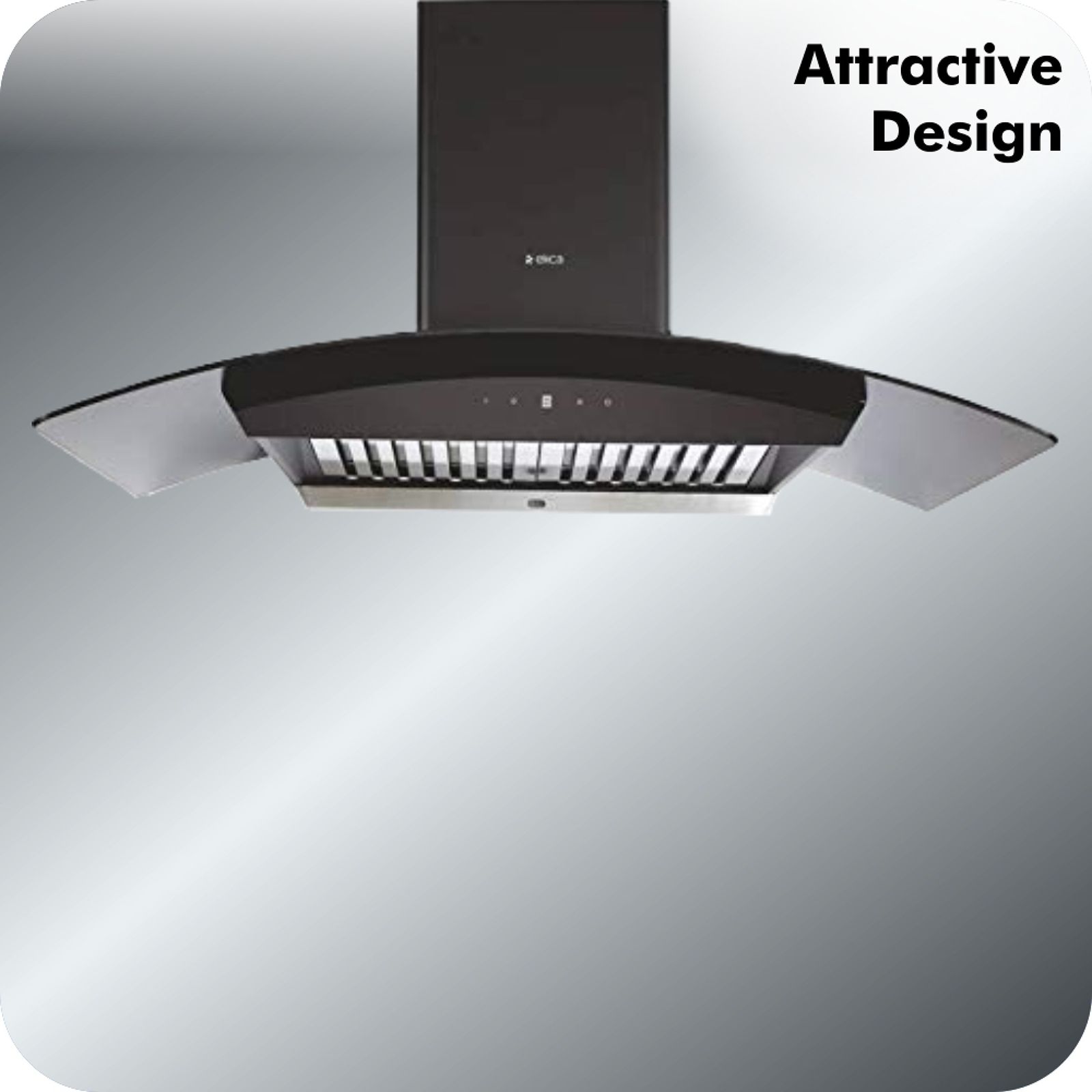 elica WDAT HAC 90 MS NERO 90cm 1200m3/hr Ducted Auto Clean Wall Mounted Chimney with Touch & Motion Sensor Control (Black)_12