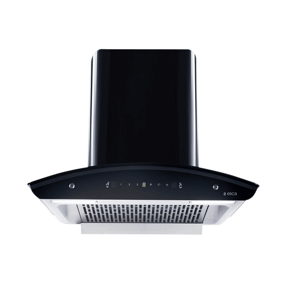 elica WD TFL HAC 60 MS NERO 60cm 1425m3/hr Ducted Auto Clean Wall Mounted Chimney with Touch Control Panel (Black)_5