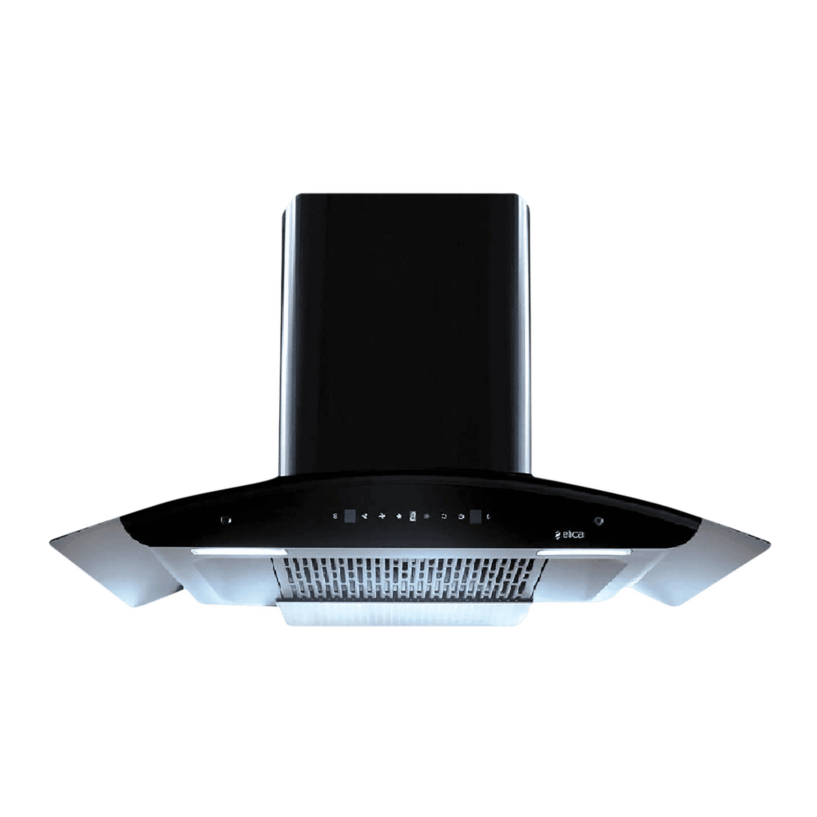 elica WD TFL HAC 90 MS NERO 90cm 1425m3/hr Ducted Auto Clean Wall Mounted Chimney with Motion Sensing Technology (Black)_1
