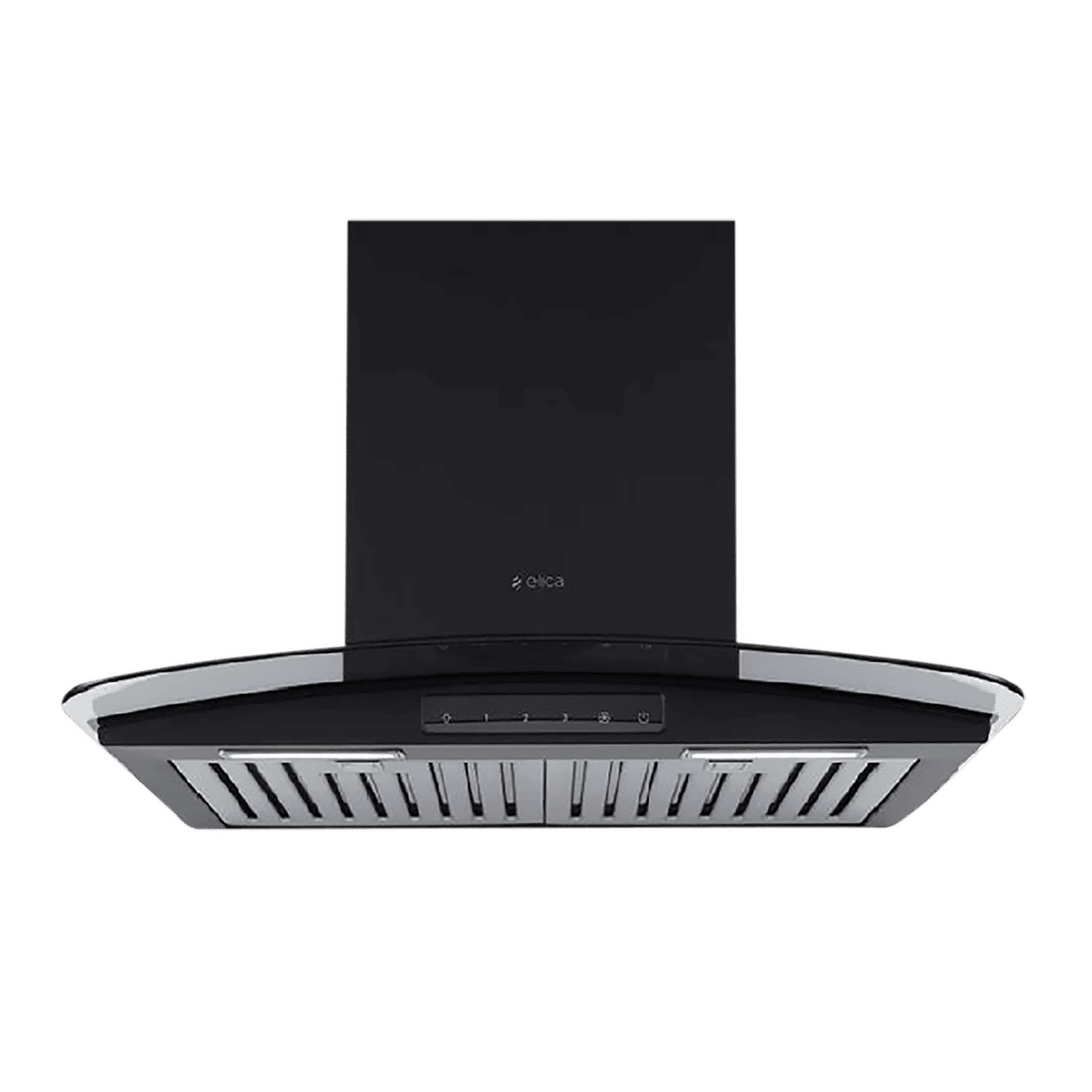 elica GLACE TF TRIM ETB PLUS LTW 60 NERO T4V LED 60cm 1220m3/hr Ducted Wall Mounted Chimney with Touch Control Panel (Black)_1
