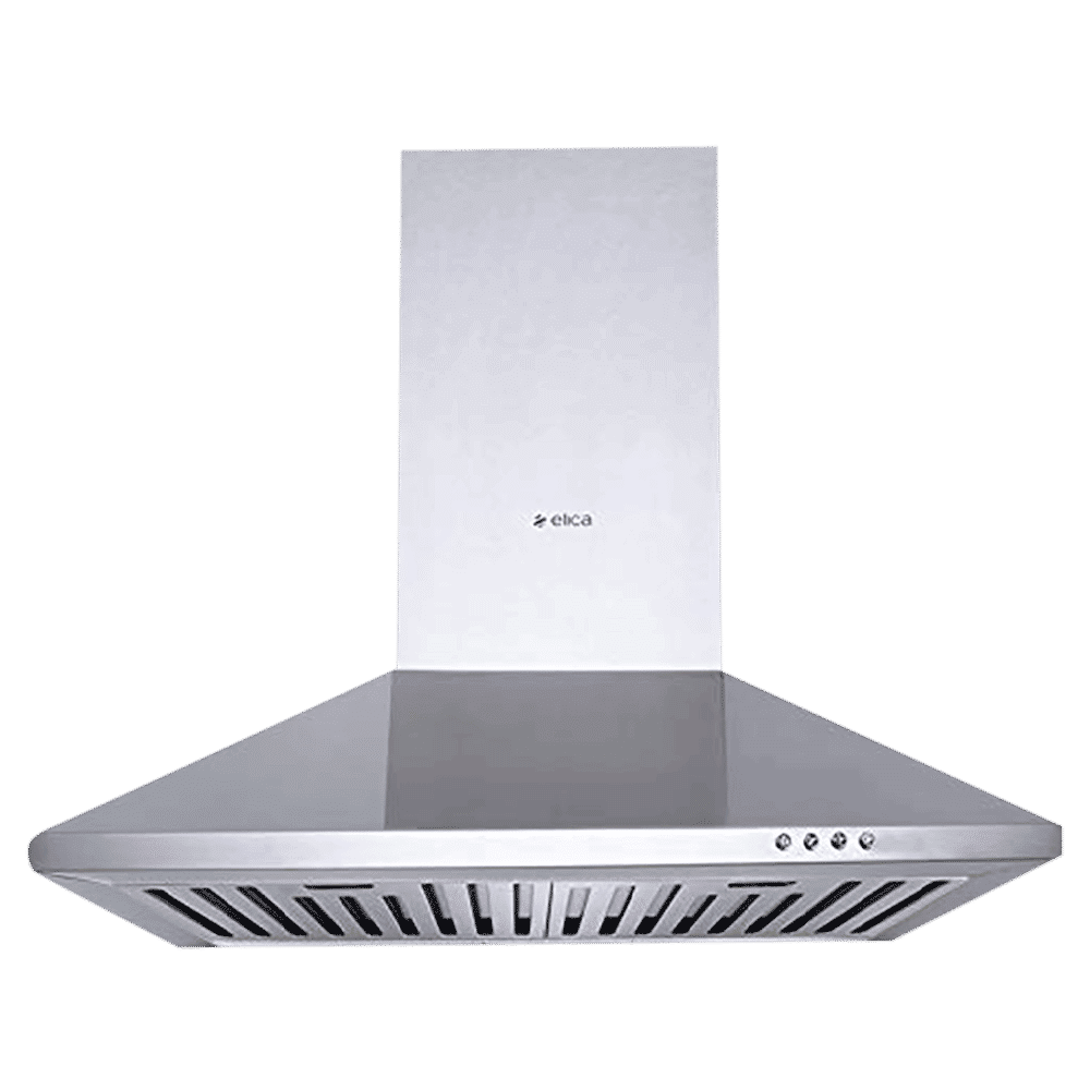elica STRIP BF 60 SS 60cm 880m3/hr Ductless Wall Mounted Chimney with Push Button Control (Silver)_1